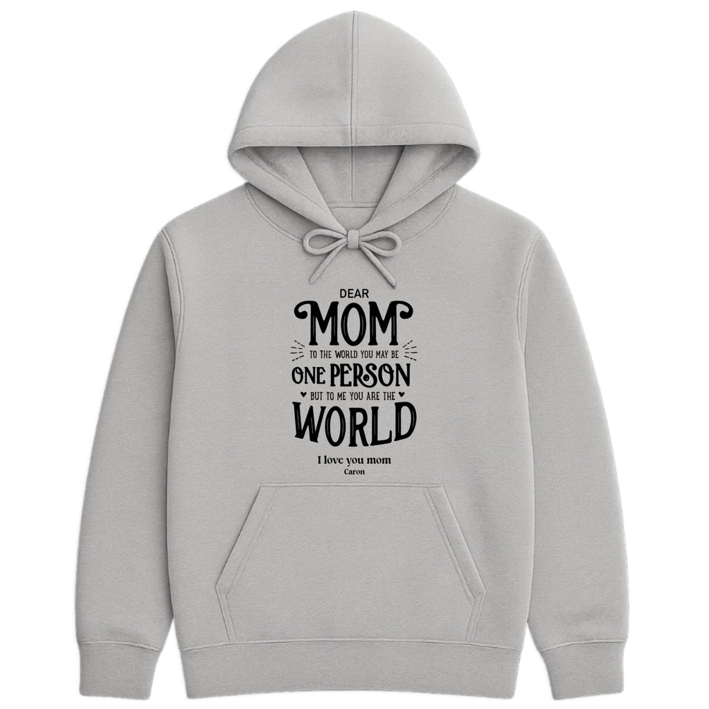 My favorite moments are with you Hoodie hero product mockup