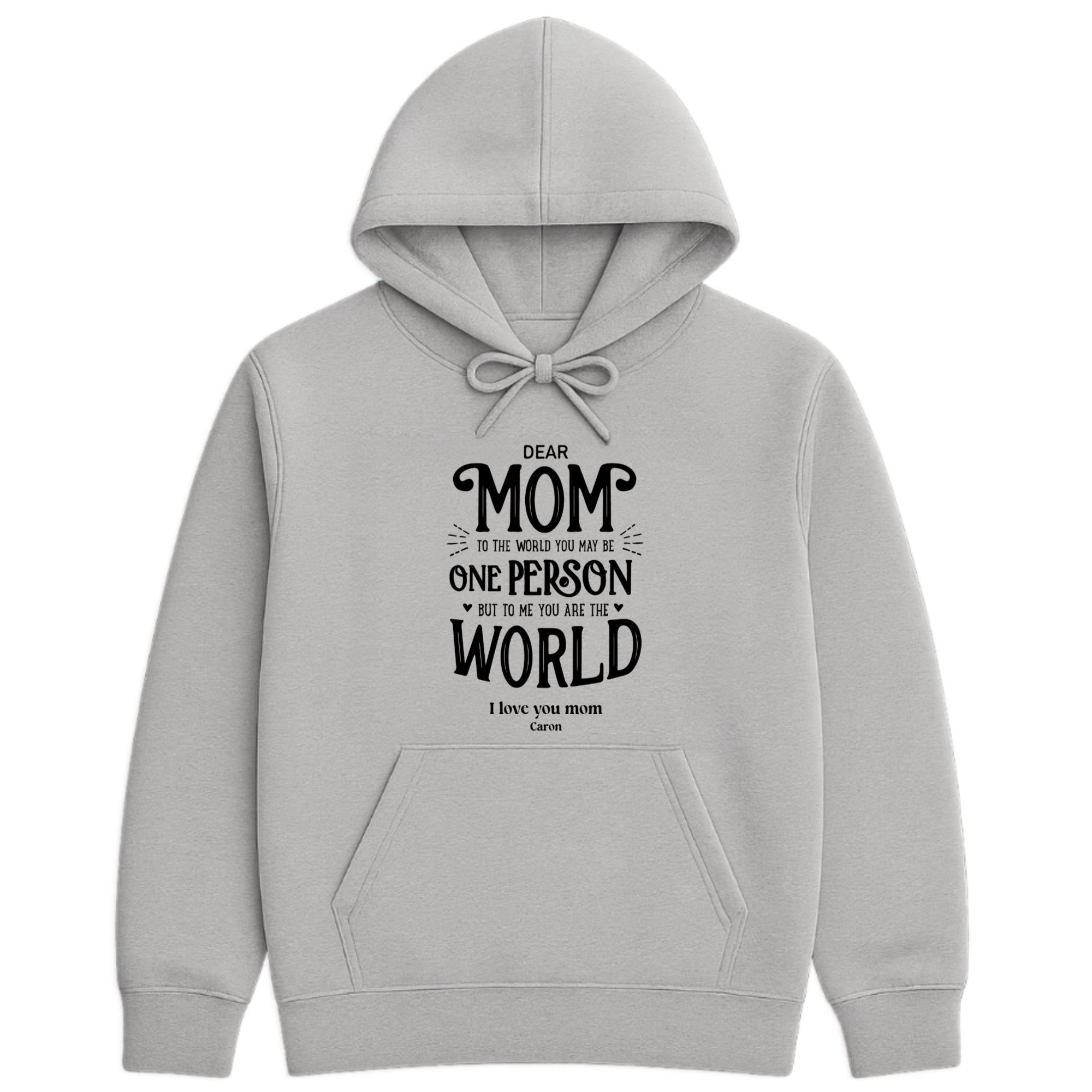 My favorite moments are with you Hoodie hero product mockup