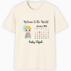 Welcome to the World Classic T-Shirt hero product mockup