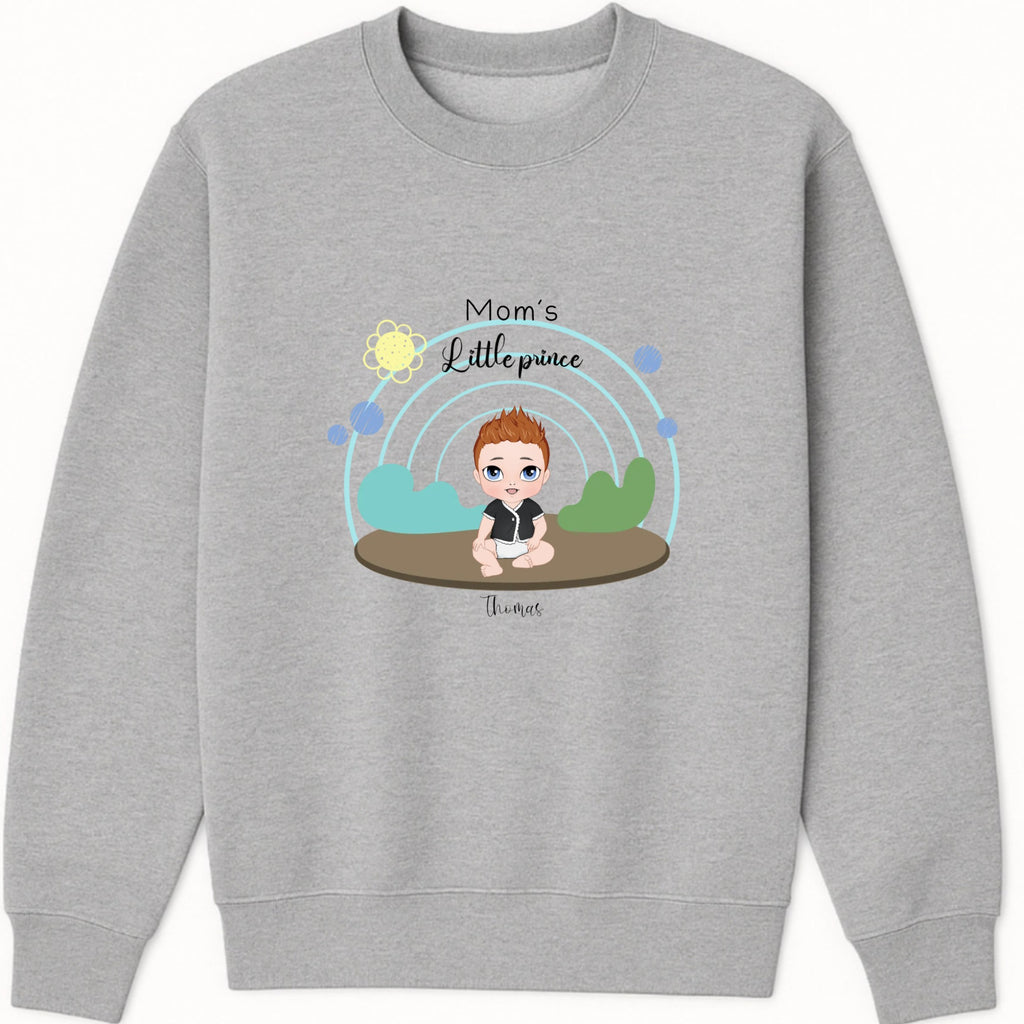 Mom´s Little Prince Sweatshirt hero product mockup