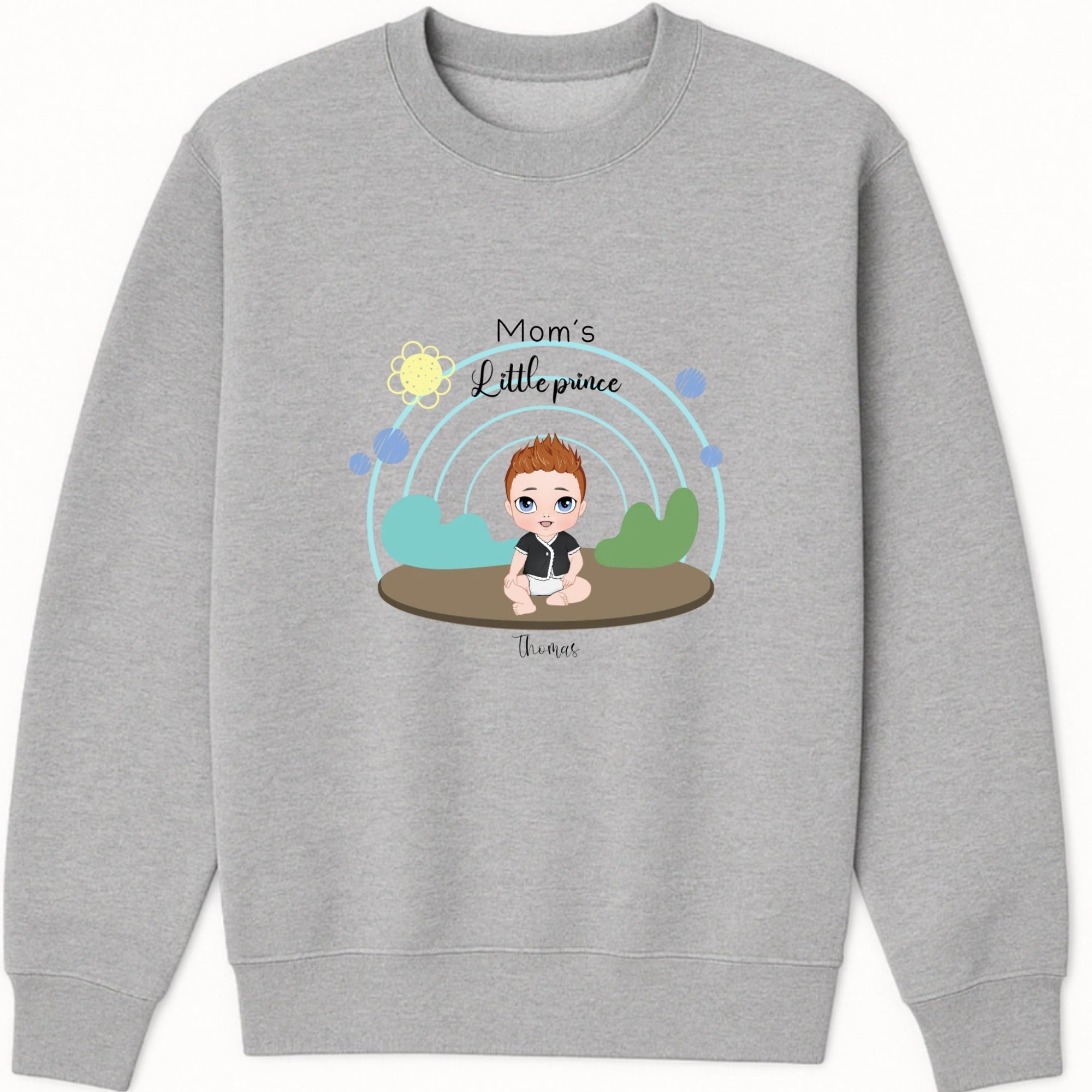 Mom´s Little Prince Sweatshirt hero product mockup