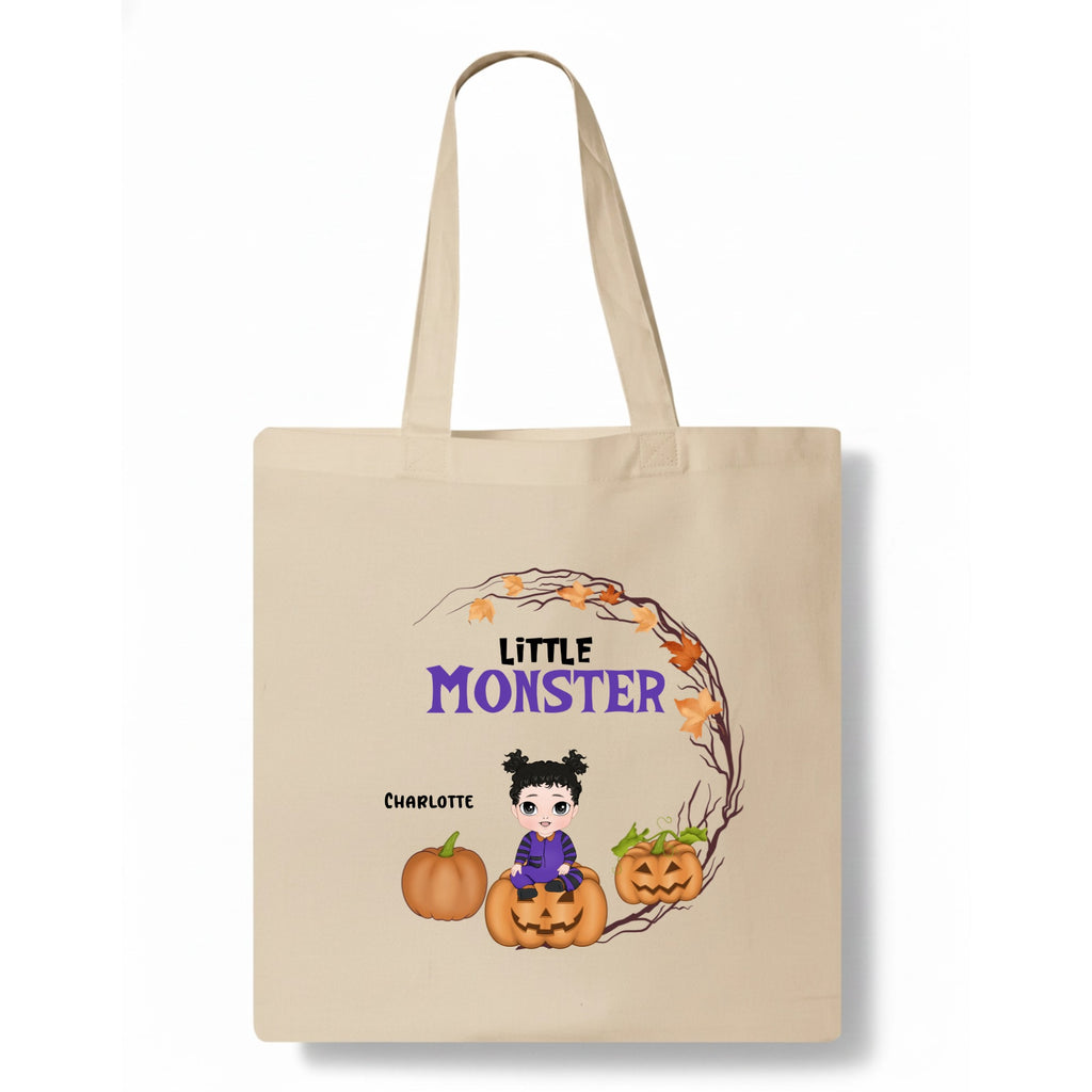 Little Monster Tote Bag hero product mockup