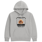 Stalker Mug Shot - Photo Hoodie hero product mockup