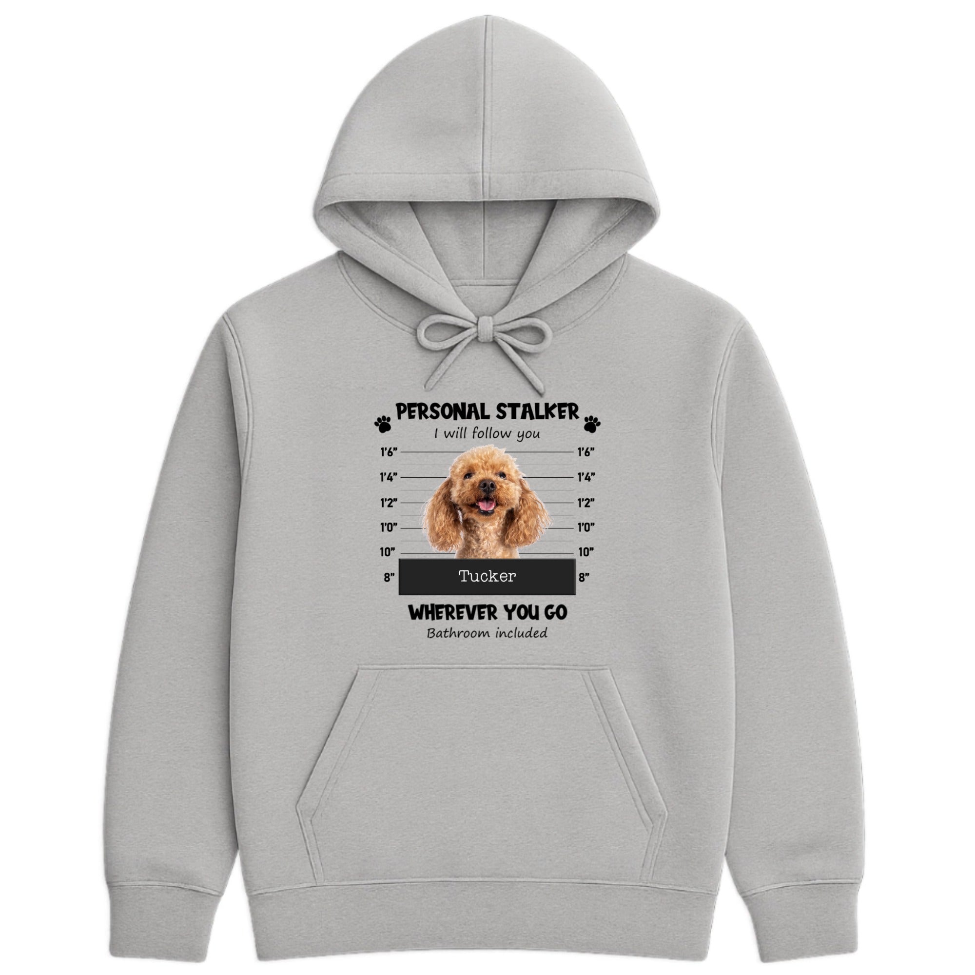 Stalker Mug Shot - Photo Hoodie hero product mockup