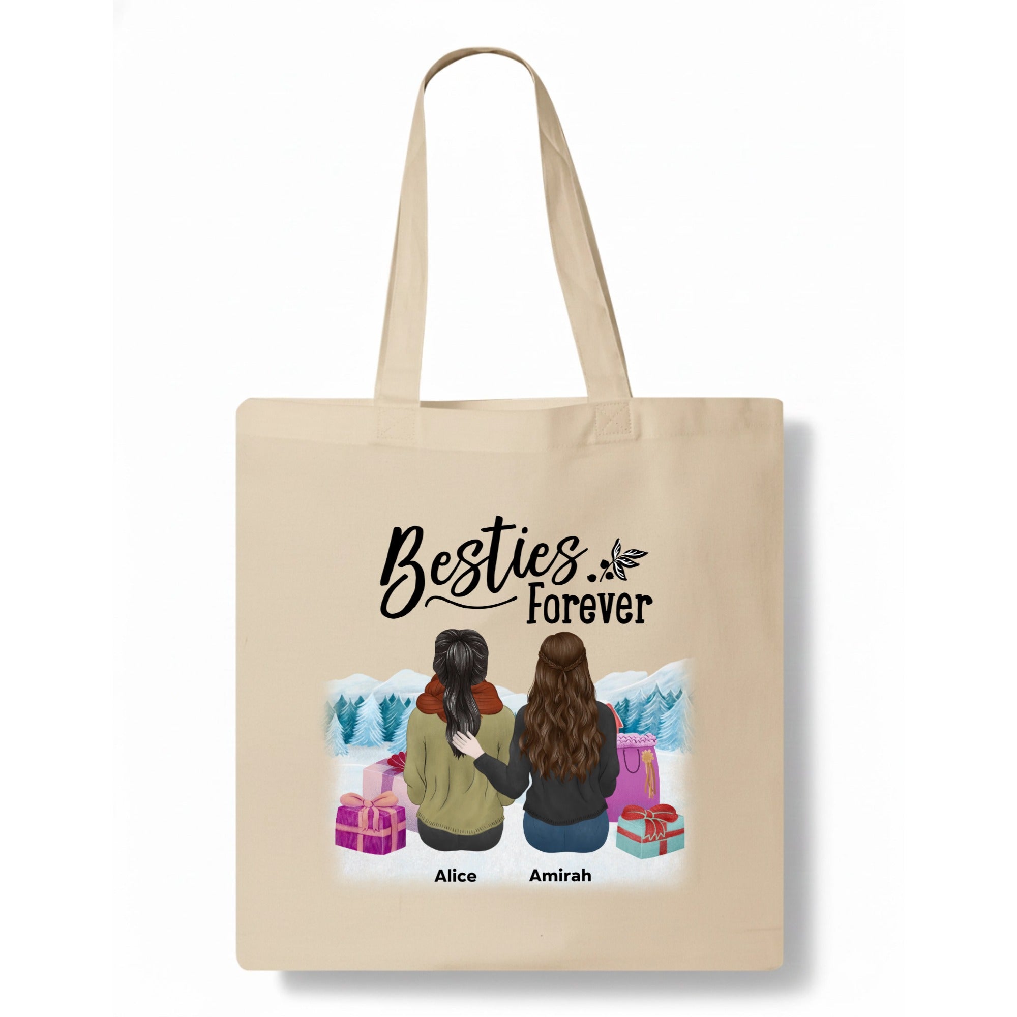 Forever My Bestie Tote Bag hero product mockup