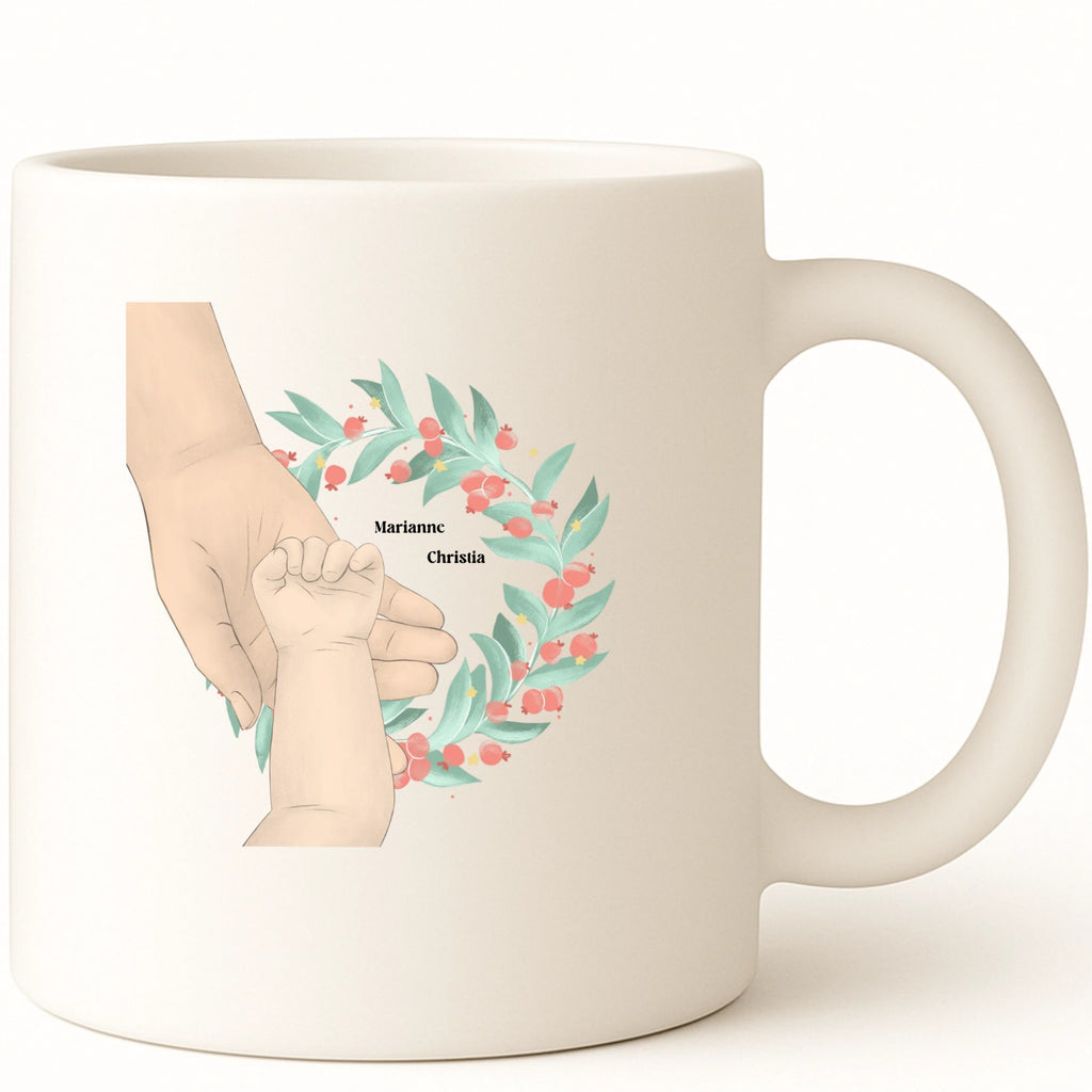 Baby parent to this angel Coffee Mug hero product mockup