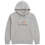 Colorful Name Hoodie hero product mockup