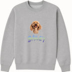 Pet Photo with name in Gradient Finish Sweatshirt hero product mockup