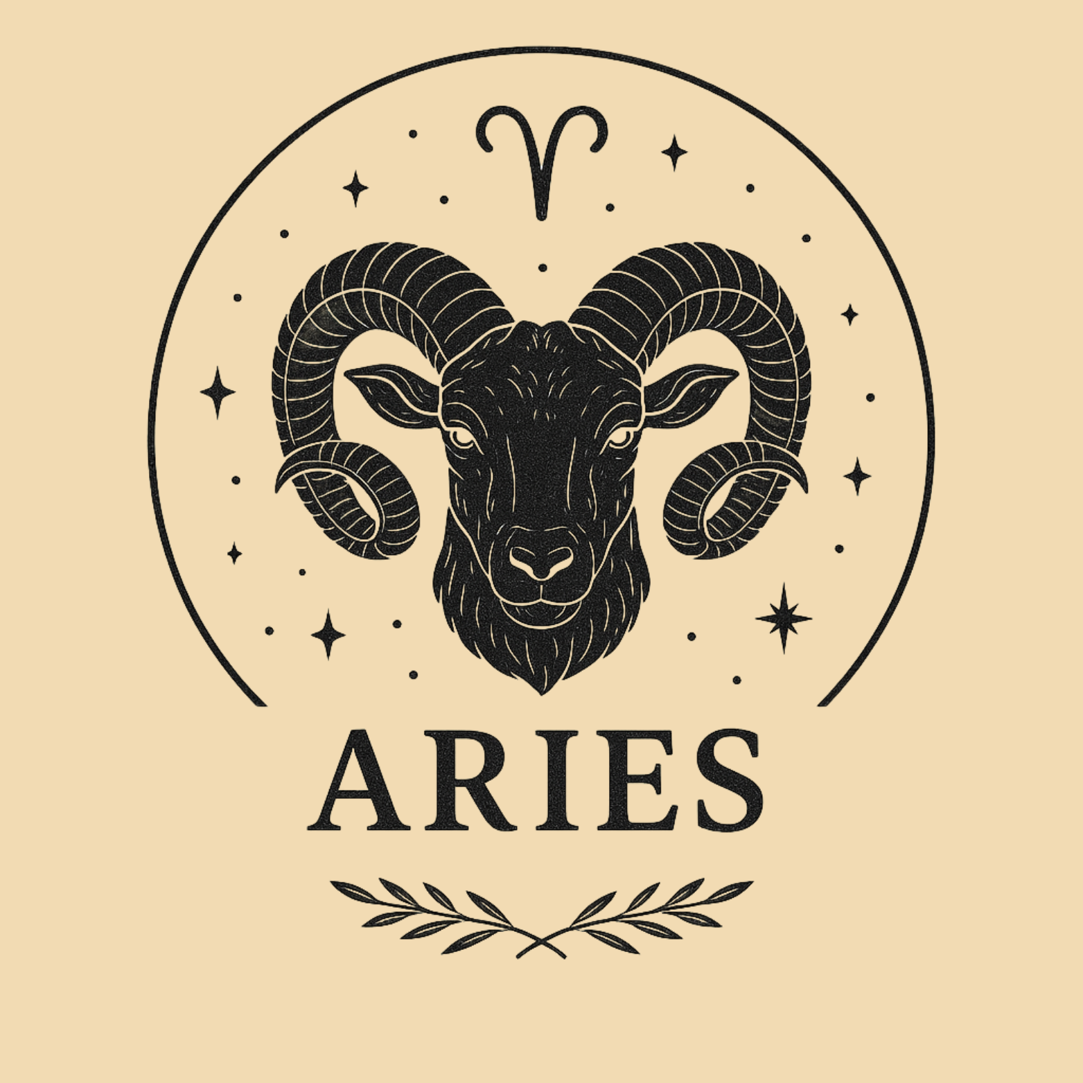 Aries Long Sleeve Tee – Zodiac Astrology Horoscope Graphic Shirt