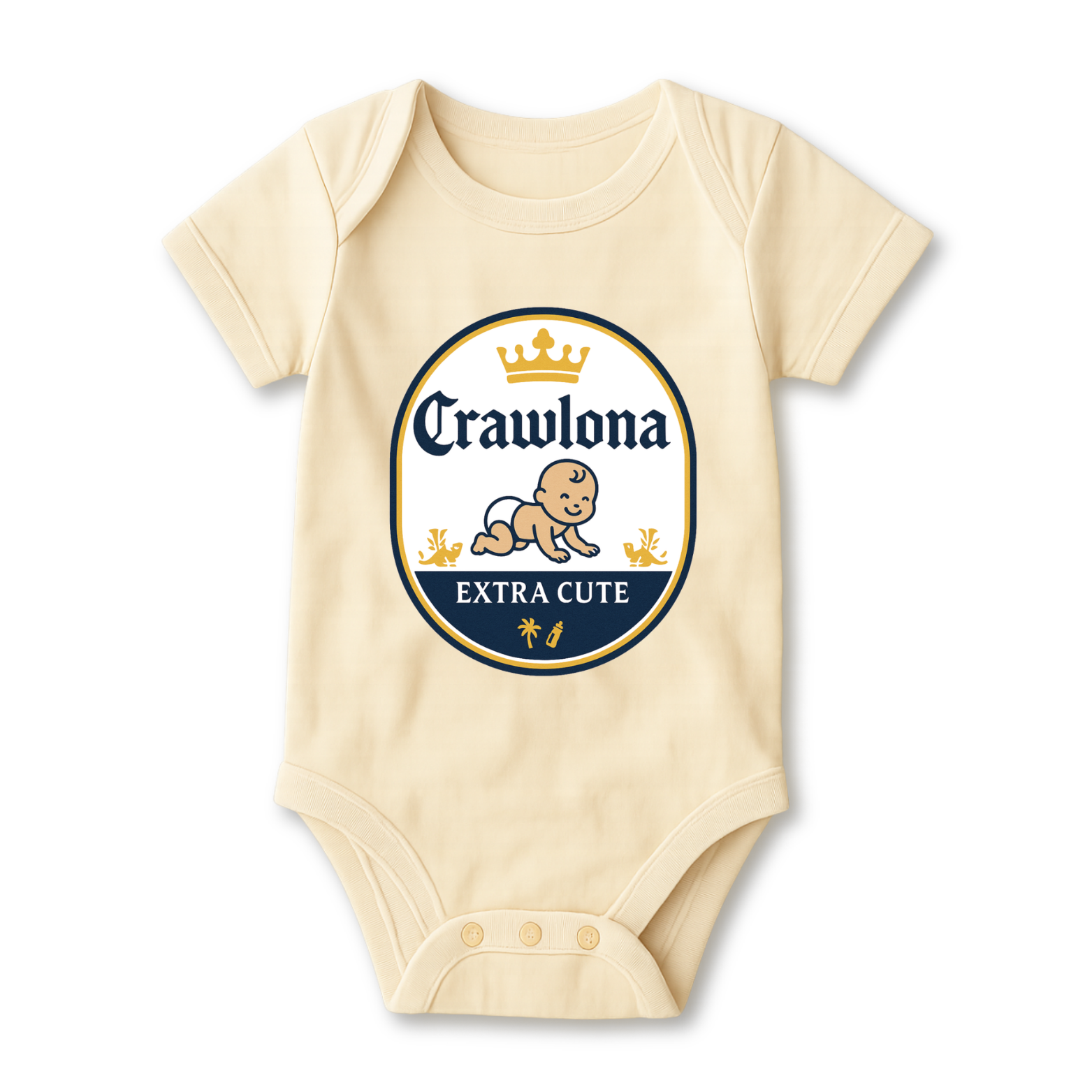 Crawlona Baby Onesie color variation 3