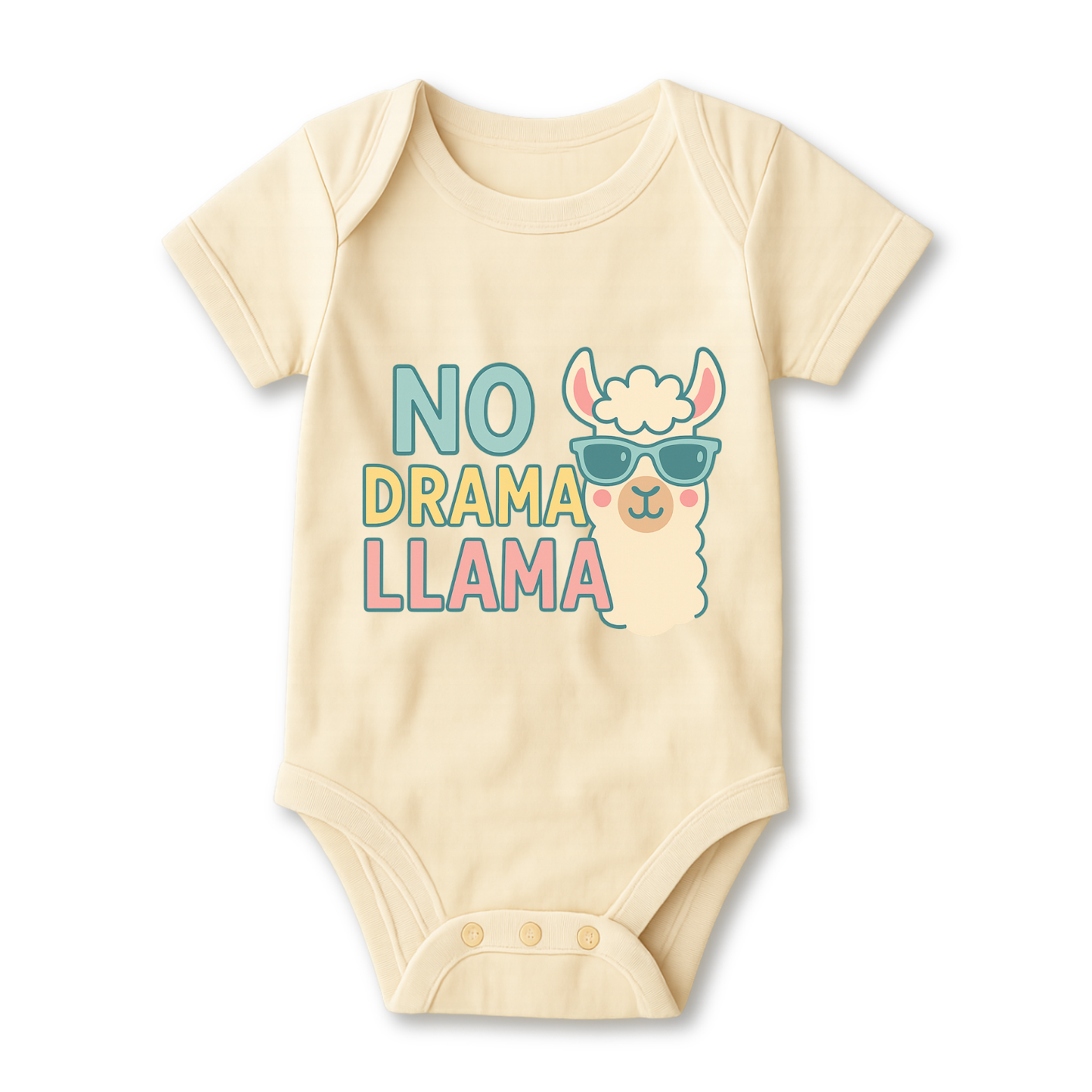 No Drama Llama Baby Onesie color variation 3