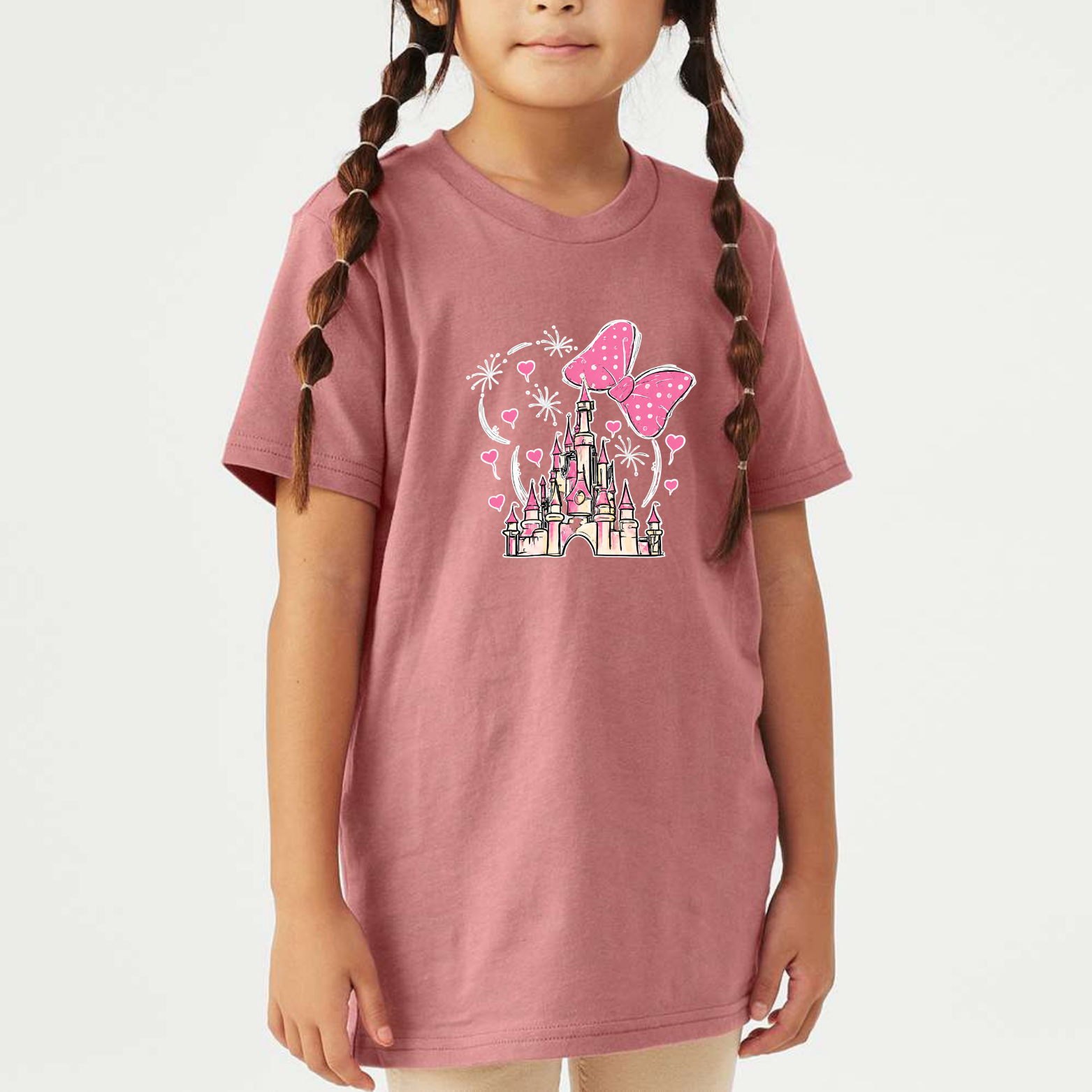 Magical Youth Triblend Tee - Mauve front mockup