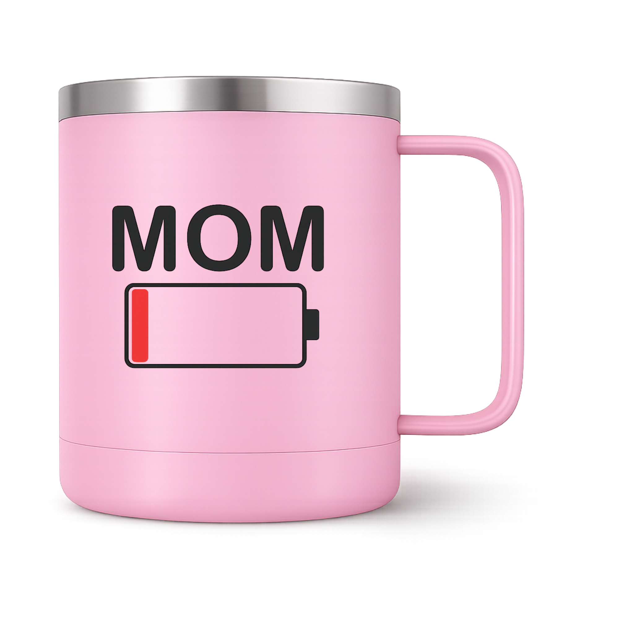Mom Battery Low Travel Coffee Tumbler color variation 3