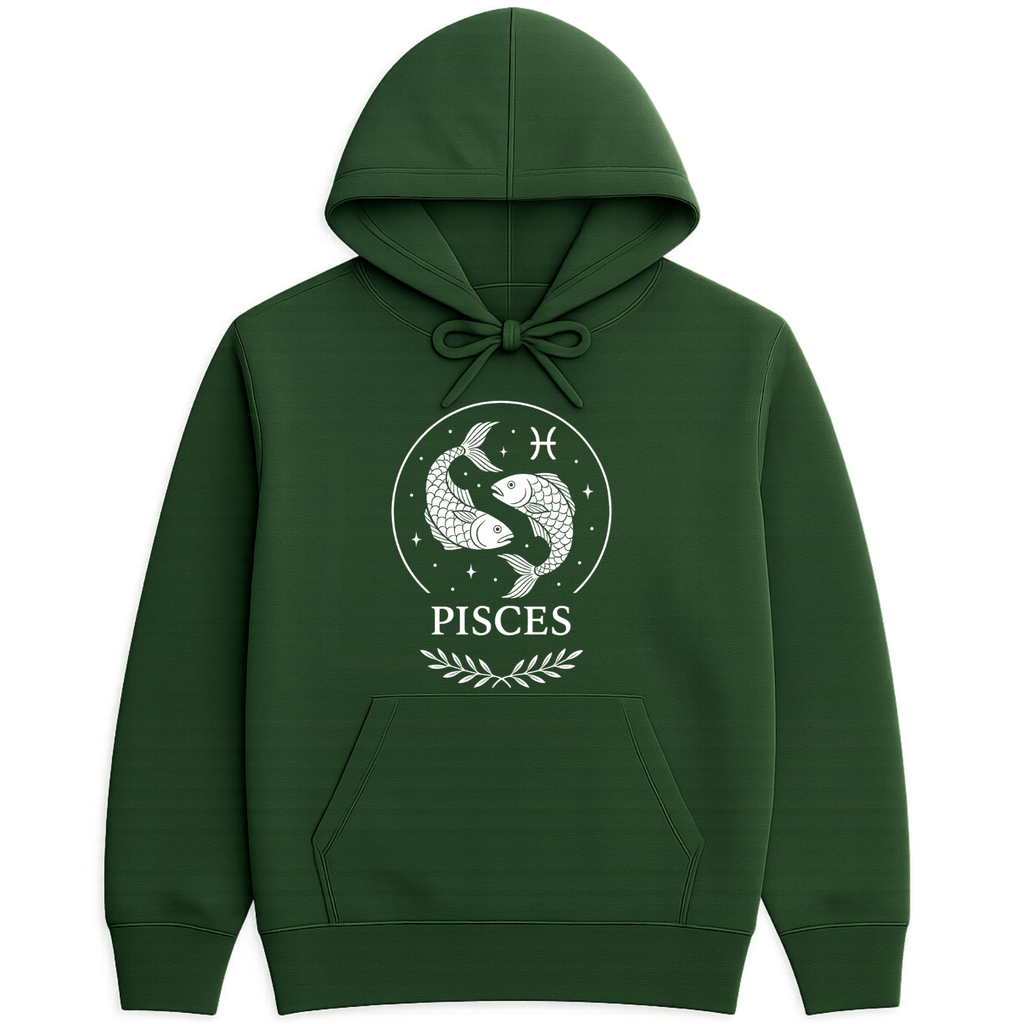 Pisces Hoodie - Black