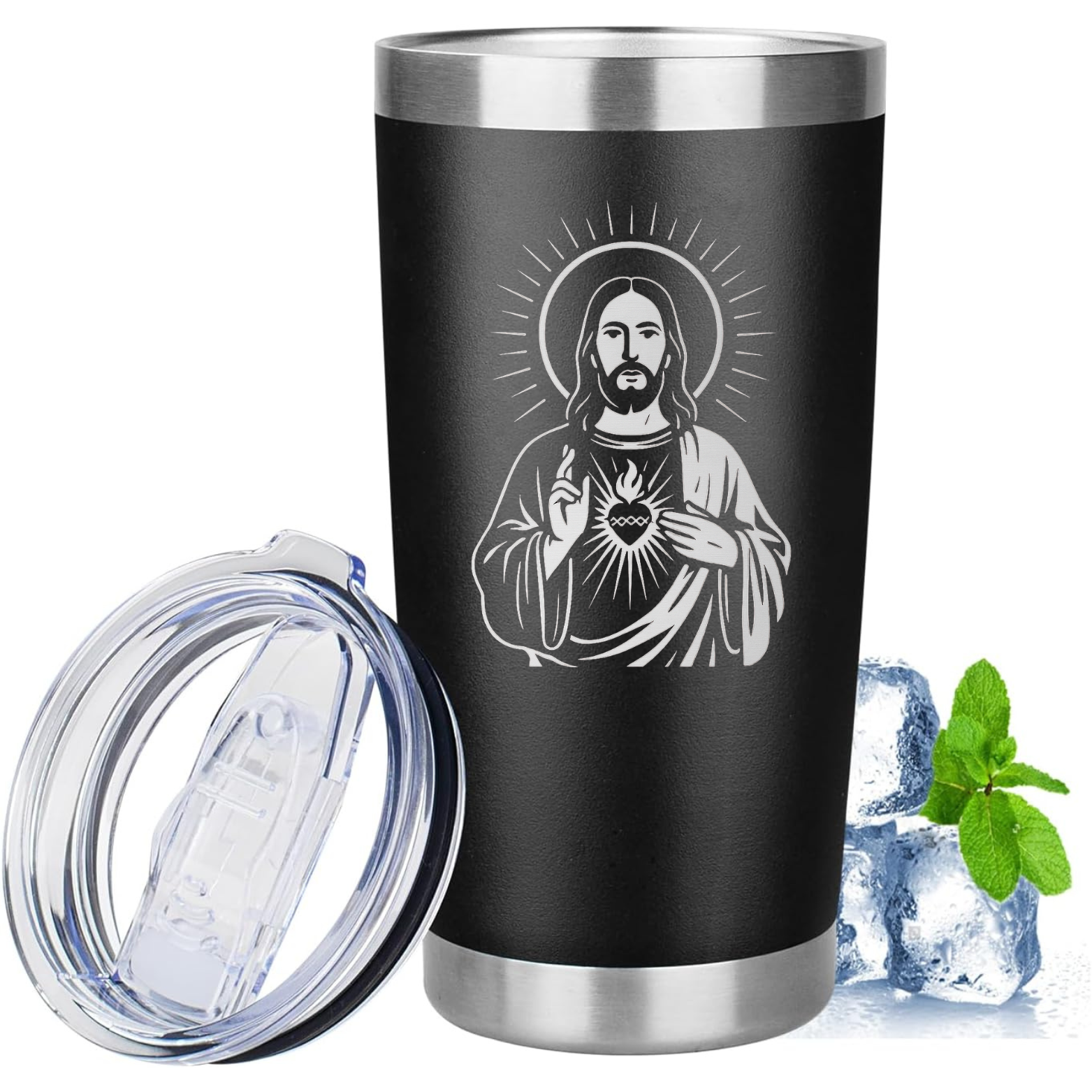 Jesus Christ 20oz Tumbler - Black