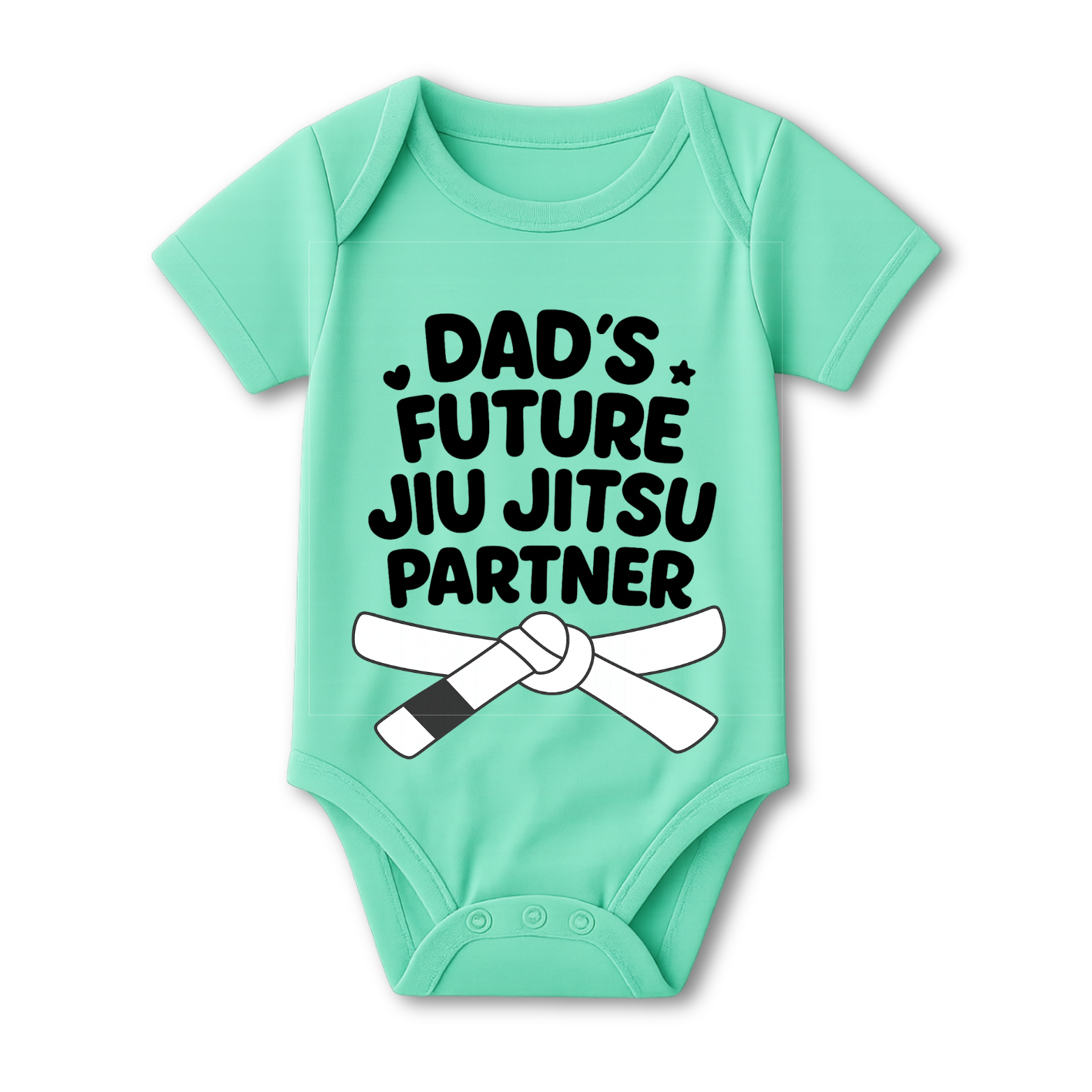 Dad's Future Jiu Jitsu Partner Baby Onesie color variation 3
