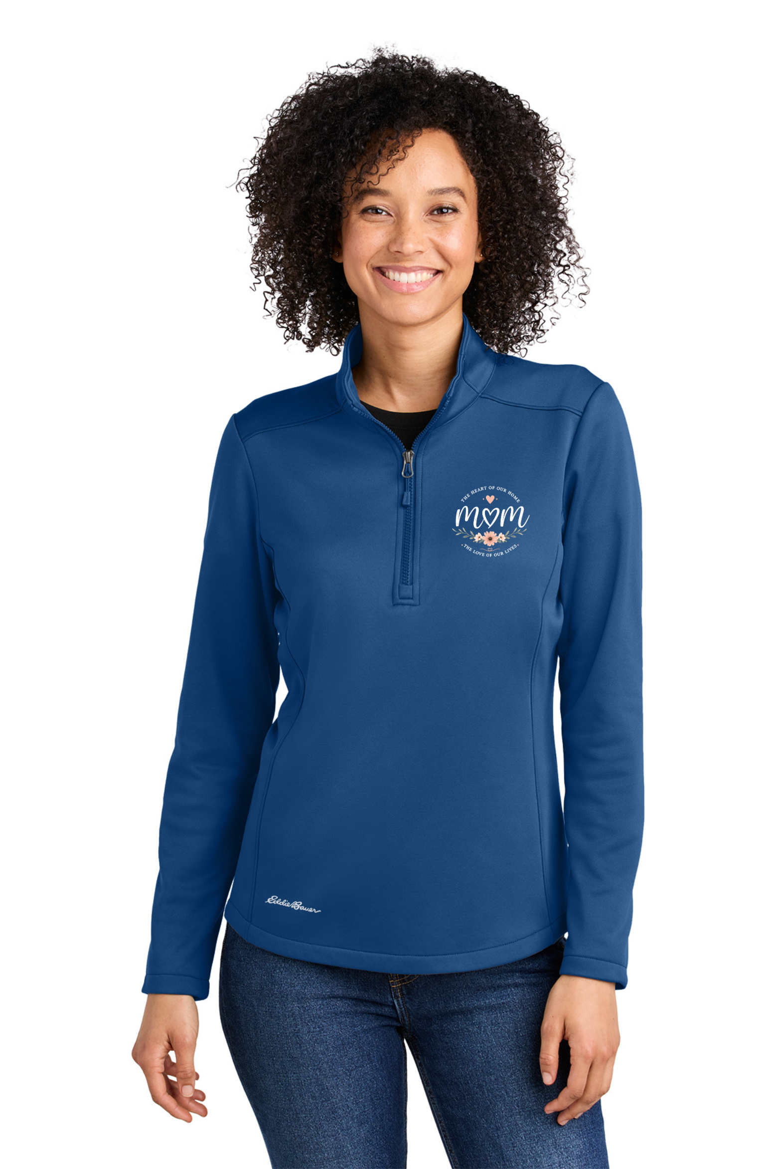 Eddie Bauer® Women’s Smooth Mid Layer Fleece 1/2-Zip (The heart of our home) color variation 4