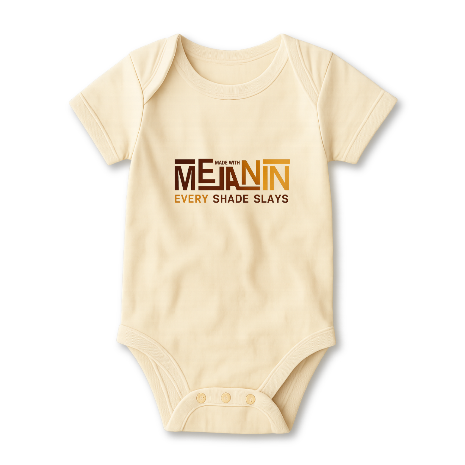 Made With Melanin Baby Onesie color variation 3