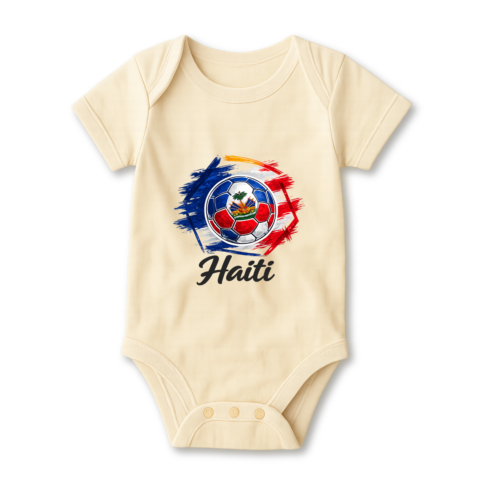 Haiti Football Baby Onesie color variation 3