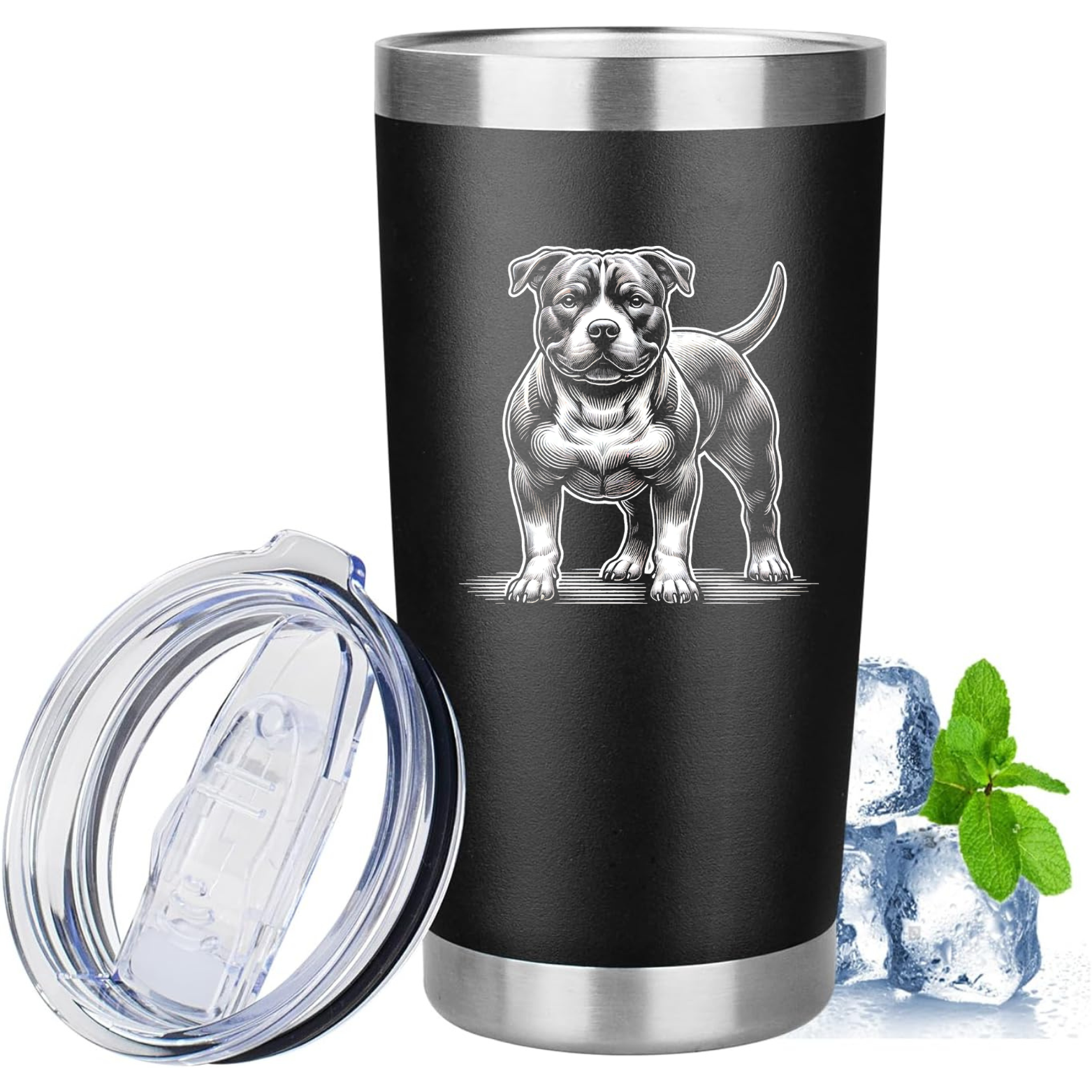 Pitbull 20oz Tumbler - Black