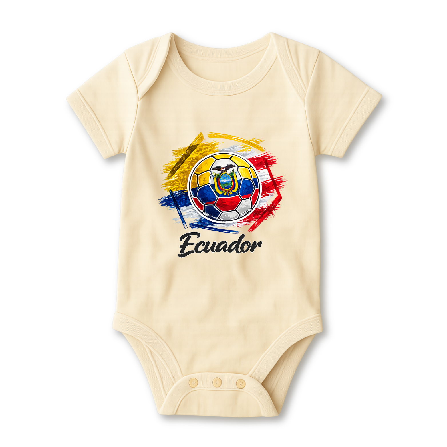 Ecuador Football Baby Onesie color variation 3