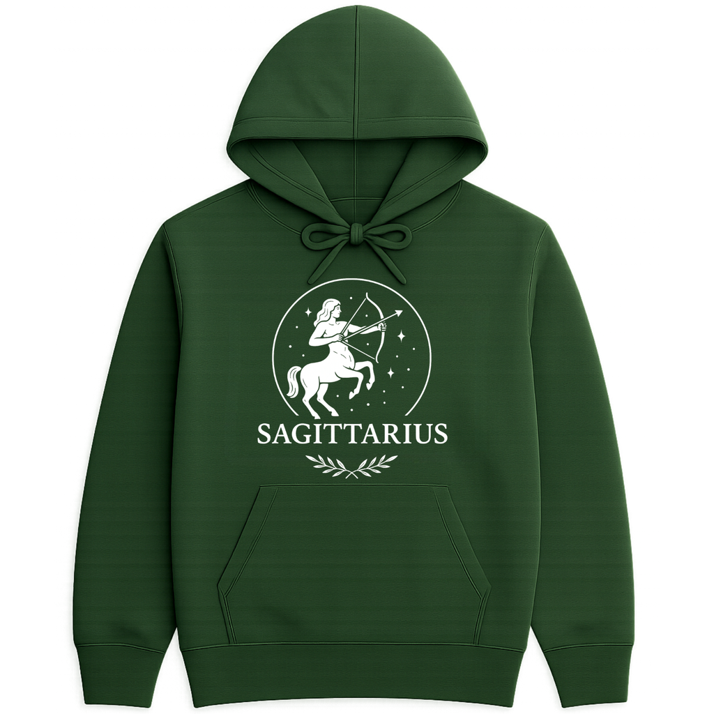Sagittarius Hoodie - Black