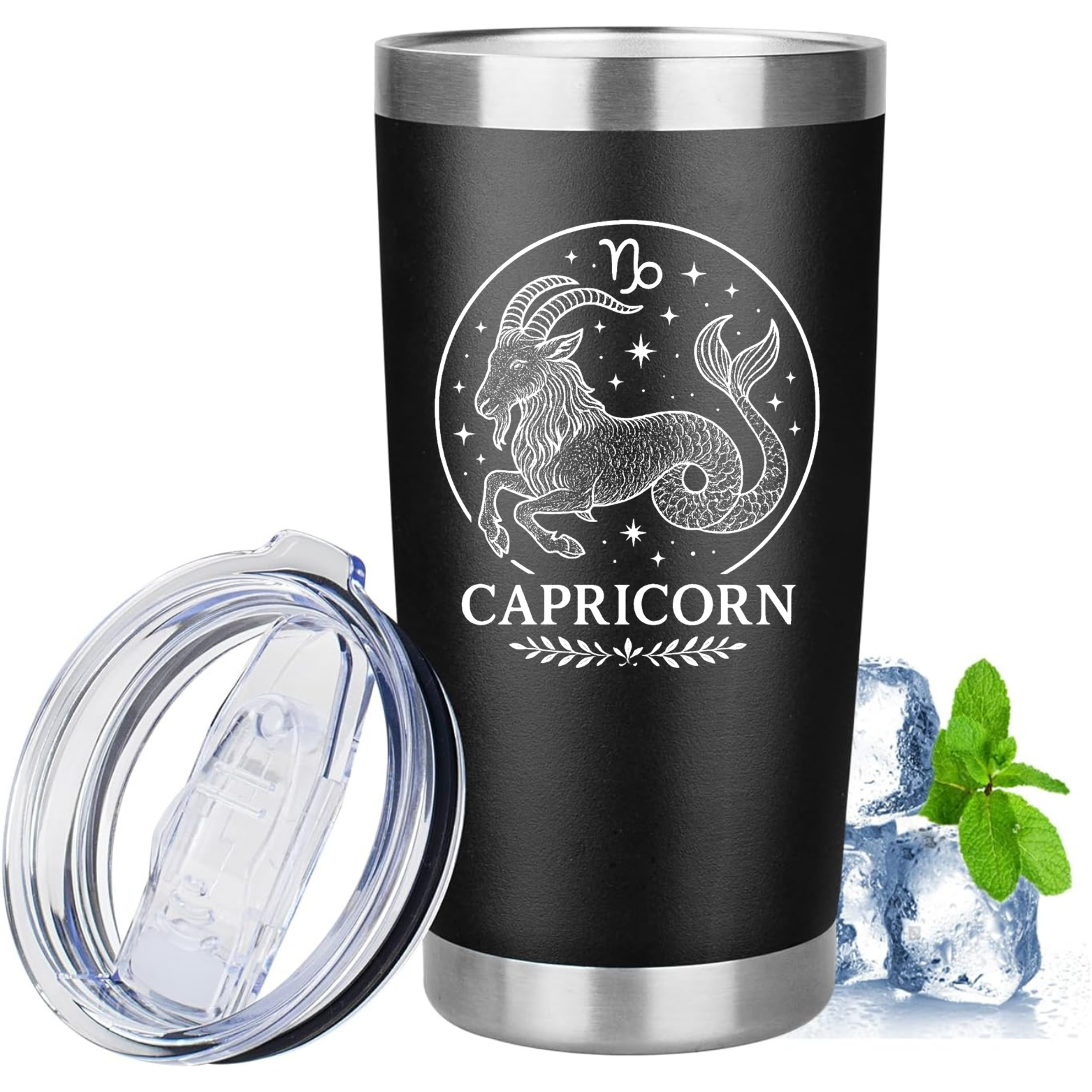 Capricorn 20oz Tumbler - Black