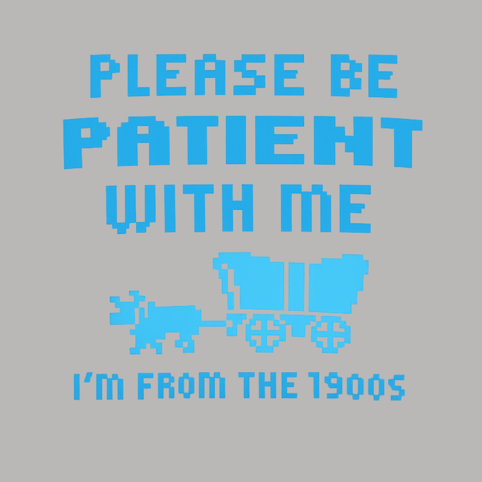 Please Be Patient I'm From The 1900s Crewneck Sweatshirt - White design preview