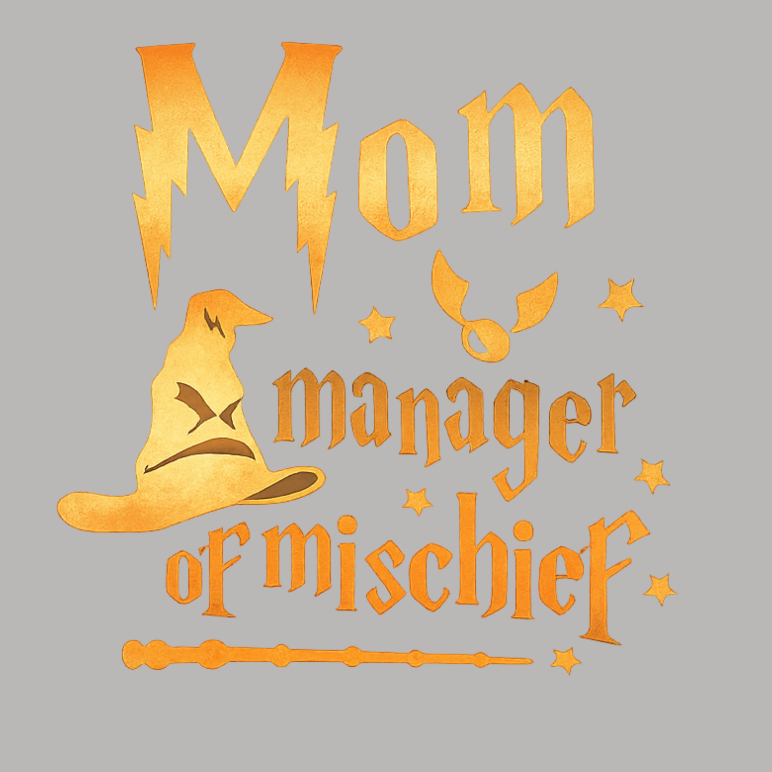 Mom Manager Of Mischief Crewneck Sweatshirt - White design preview