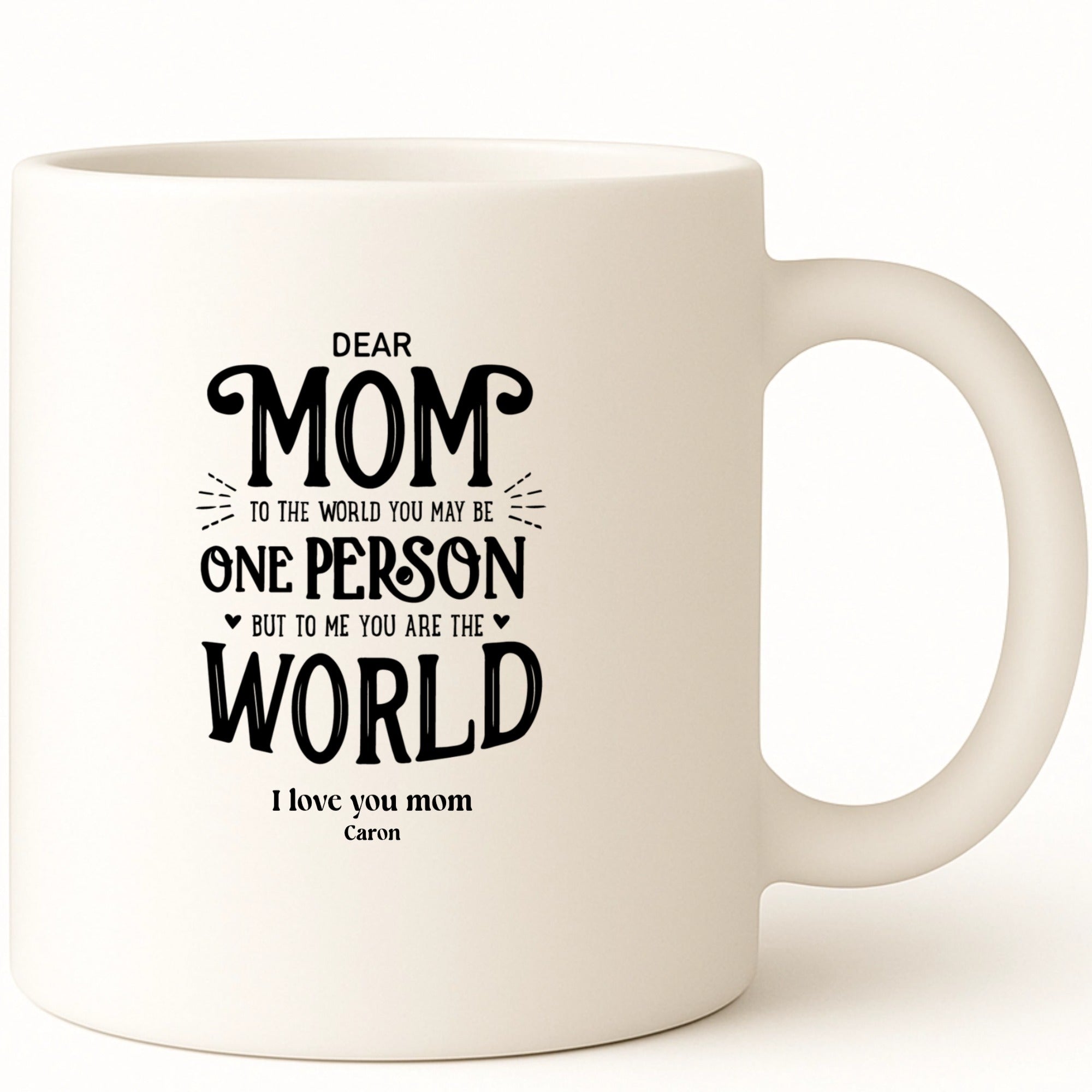 My favorite moments are with you Coffee Mug hero product mockup