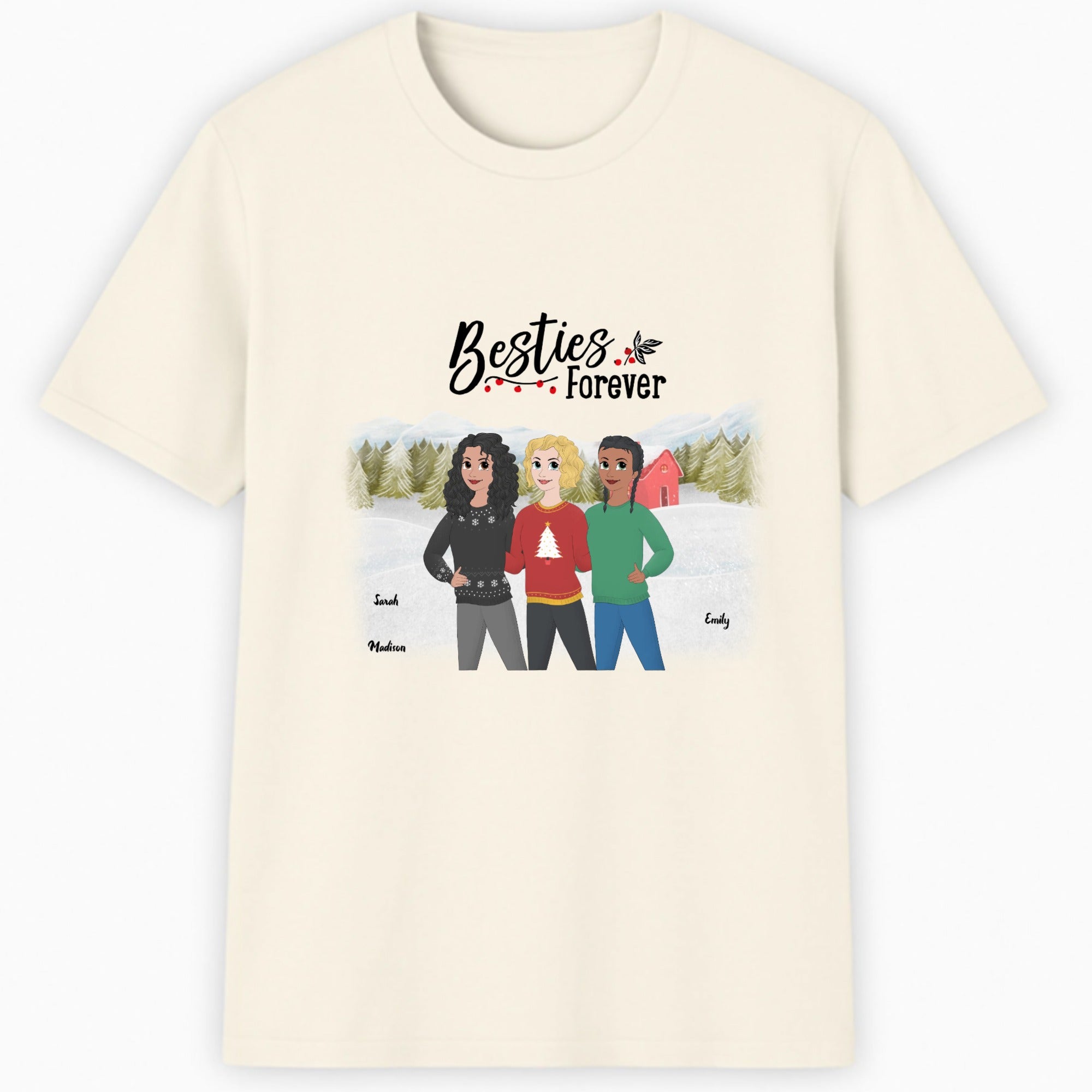 Besties forever Classic T-Shirt hero product mockup