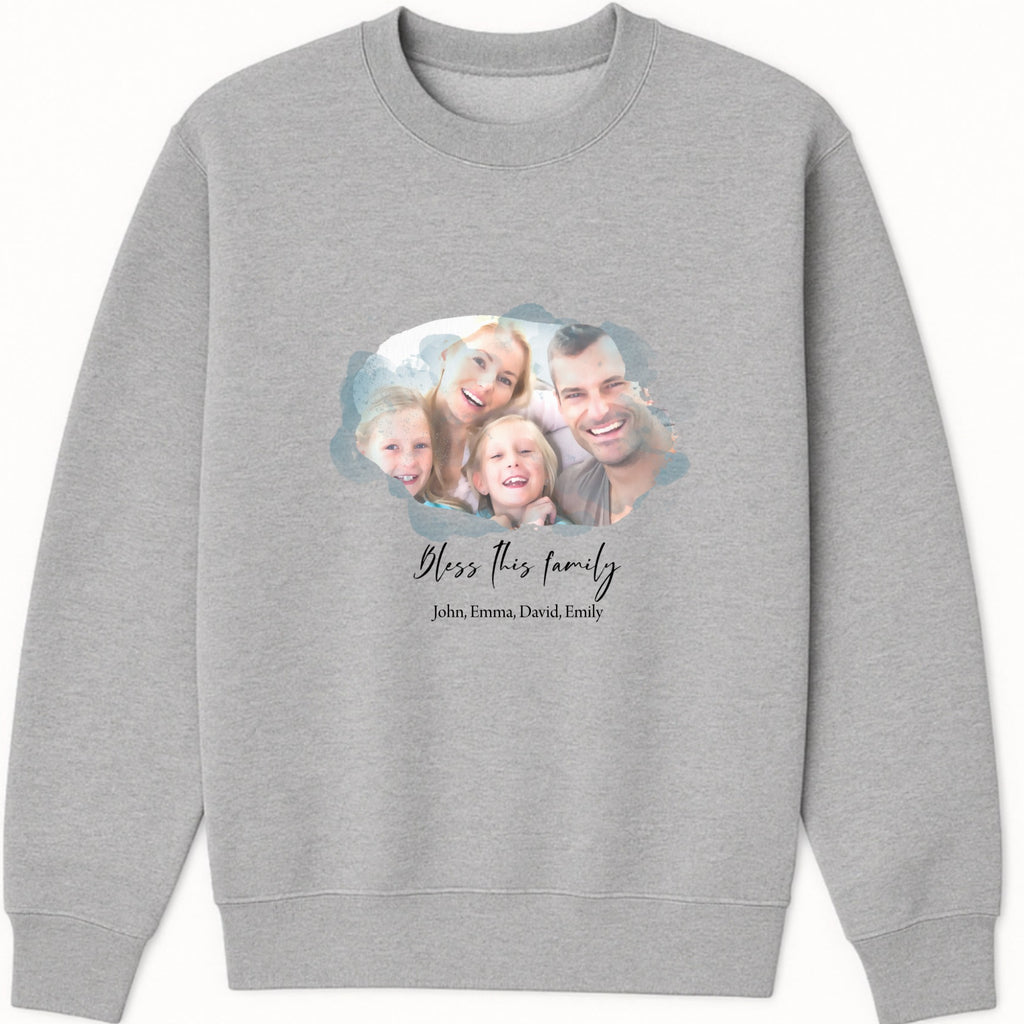 Bless this family Sweatshirt hero product mockup