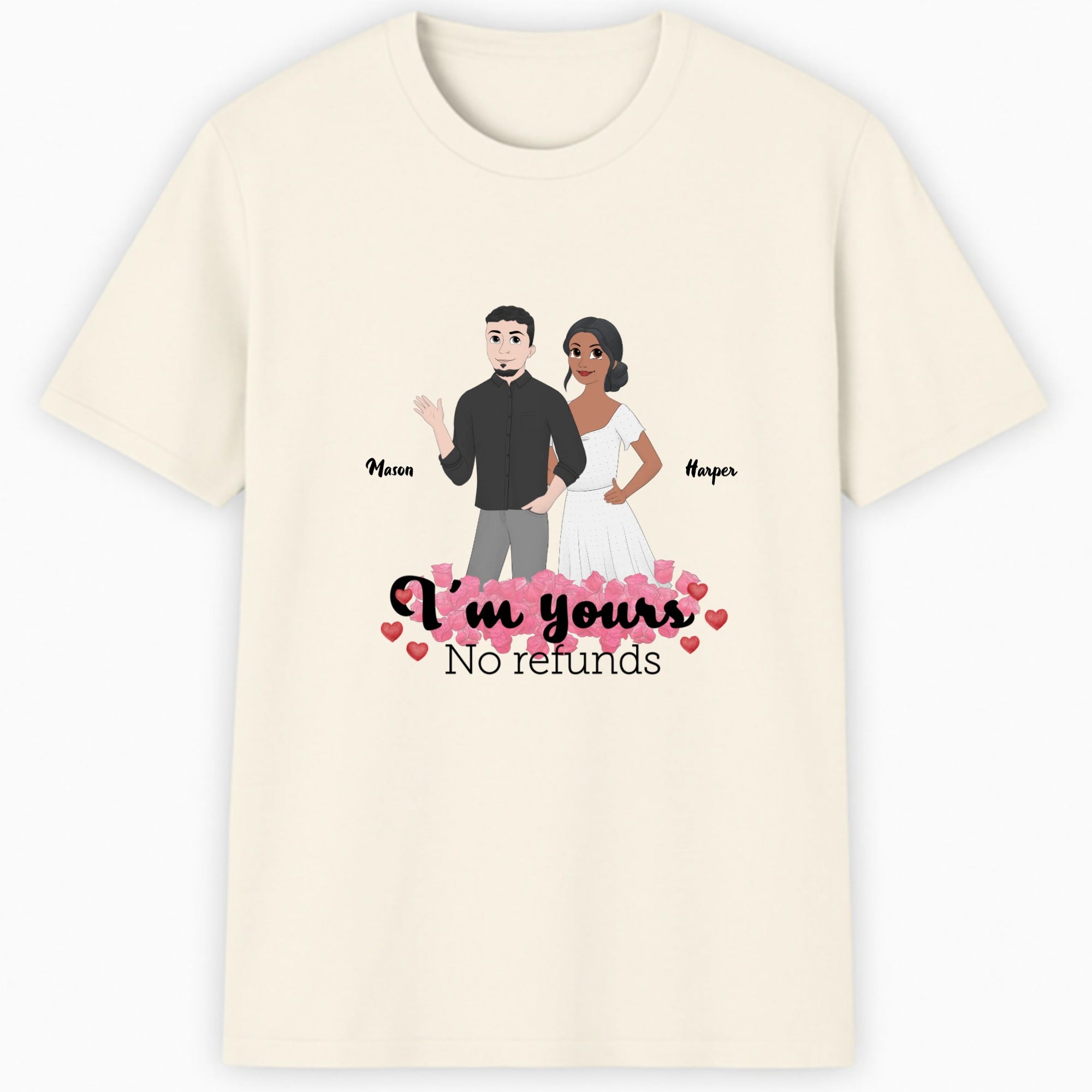 I'm yours, no refunds Classic T-Shirt hero product mockup