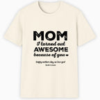 Mom, a title just above Queen Classic T-Shirt hero product mockup