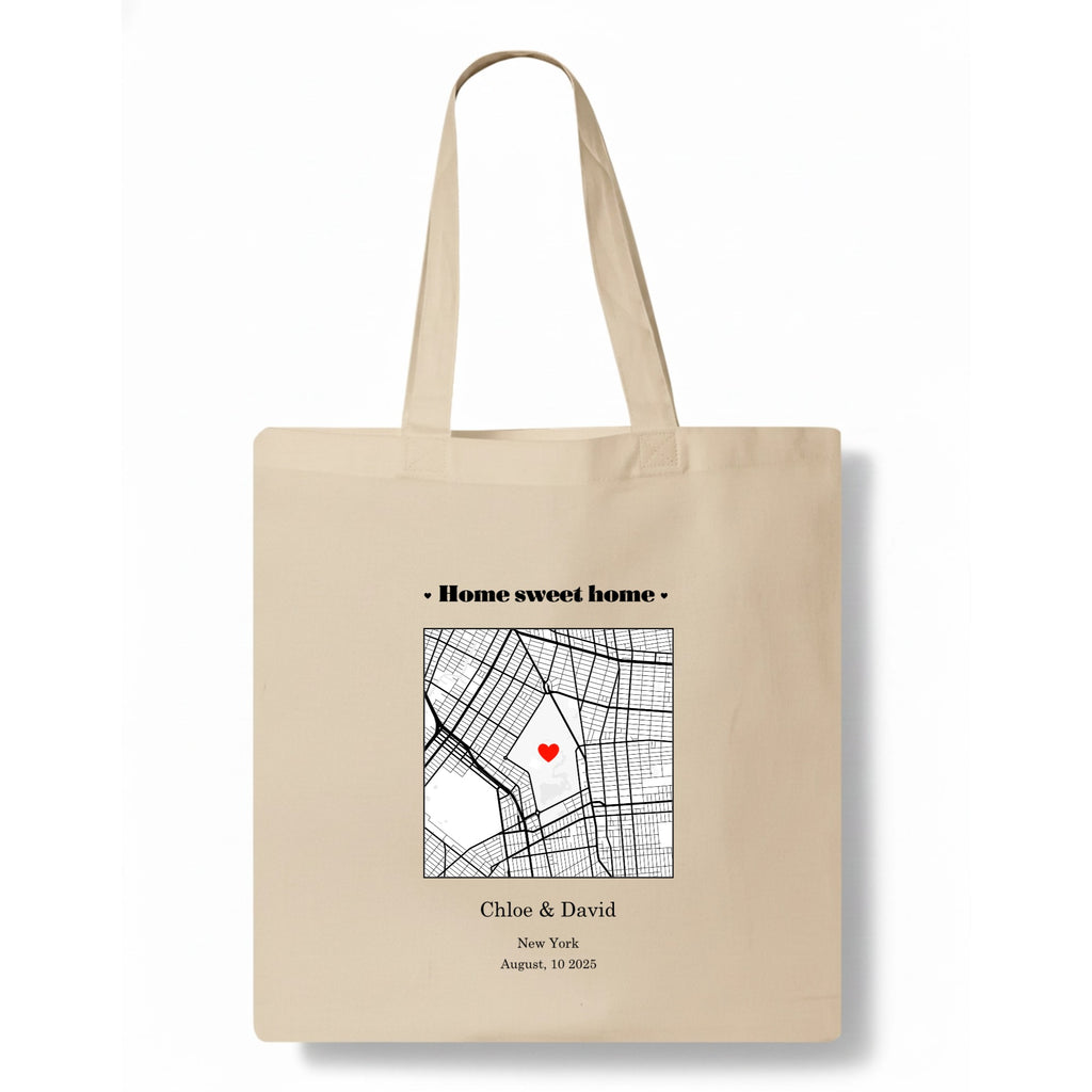 Home is wherever I'm with you Tote Bag hero product mockup