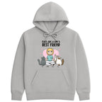 Cats are a girl's best friend Hoodie hero product mockup
