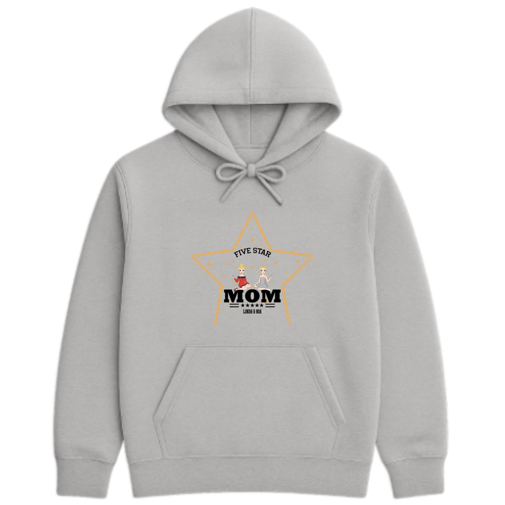 Five star mom Hoodie hero product mockup