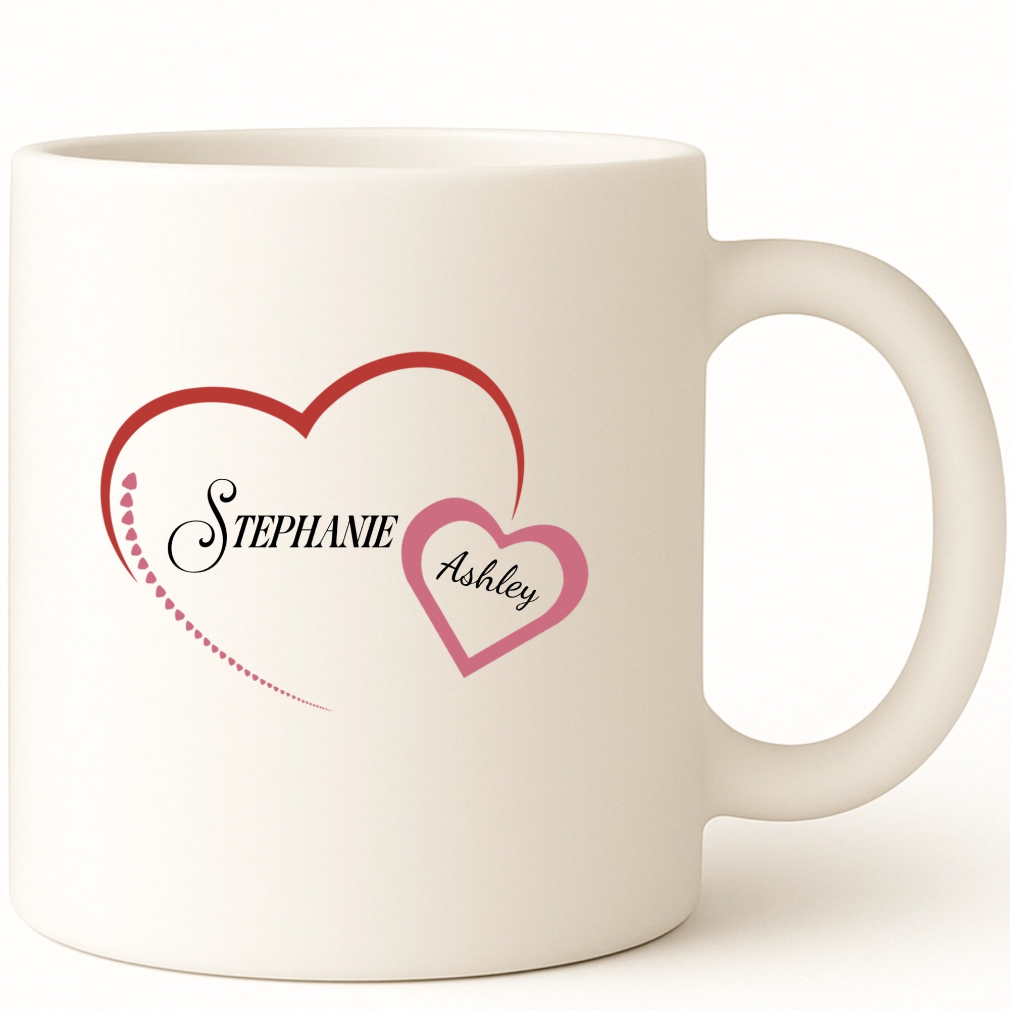 Mom Heart Coffee Mug hero product mockup