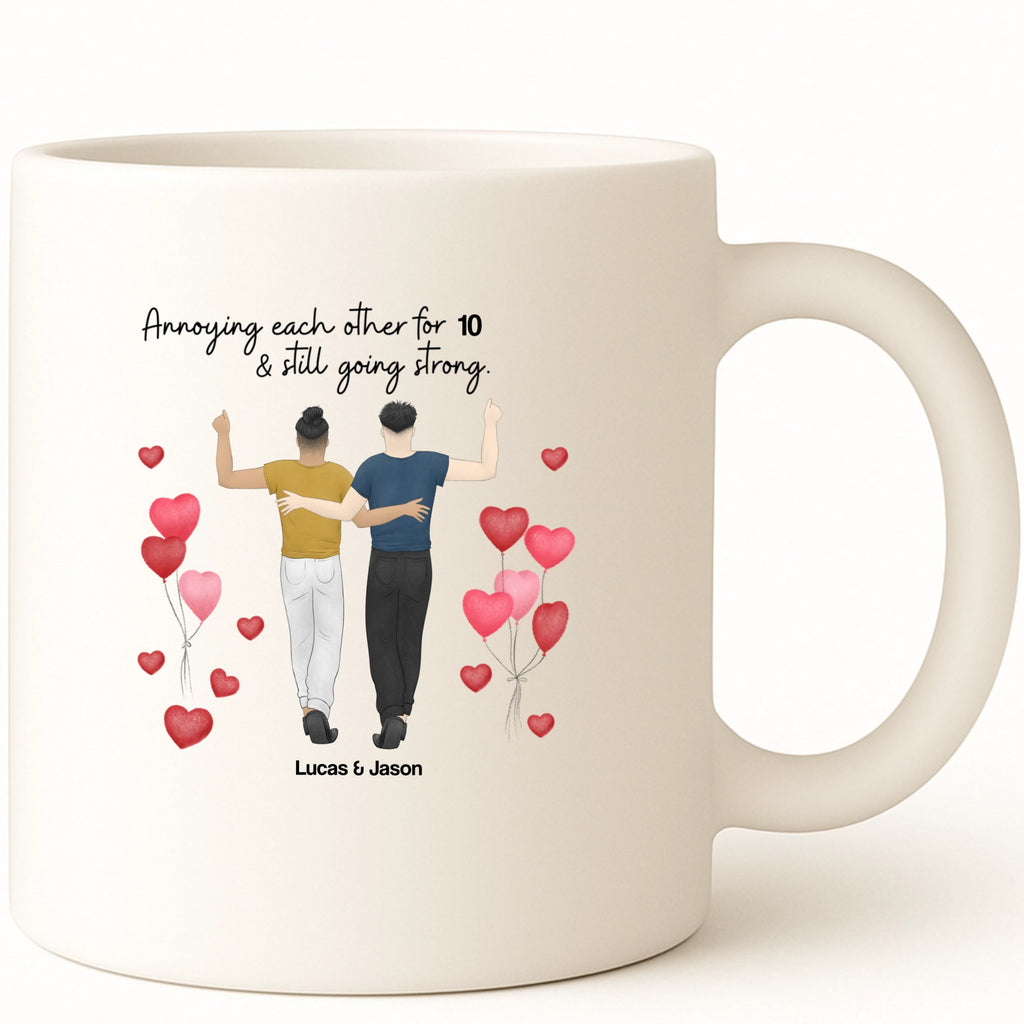 Annoying each other and still going strong Coffee Mug hero product mockup