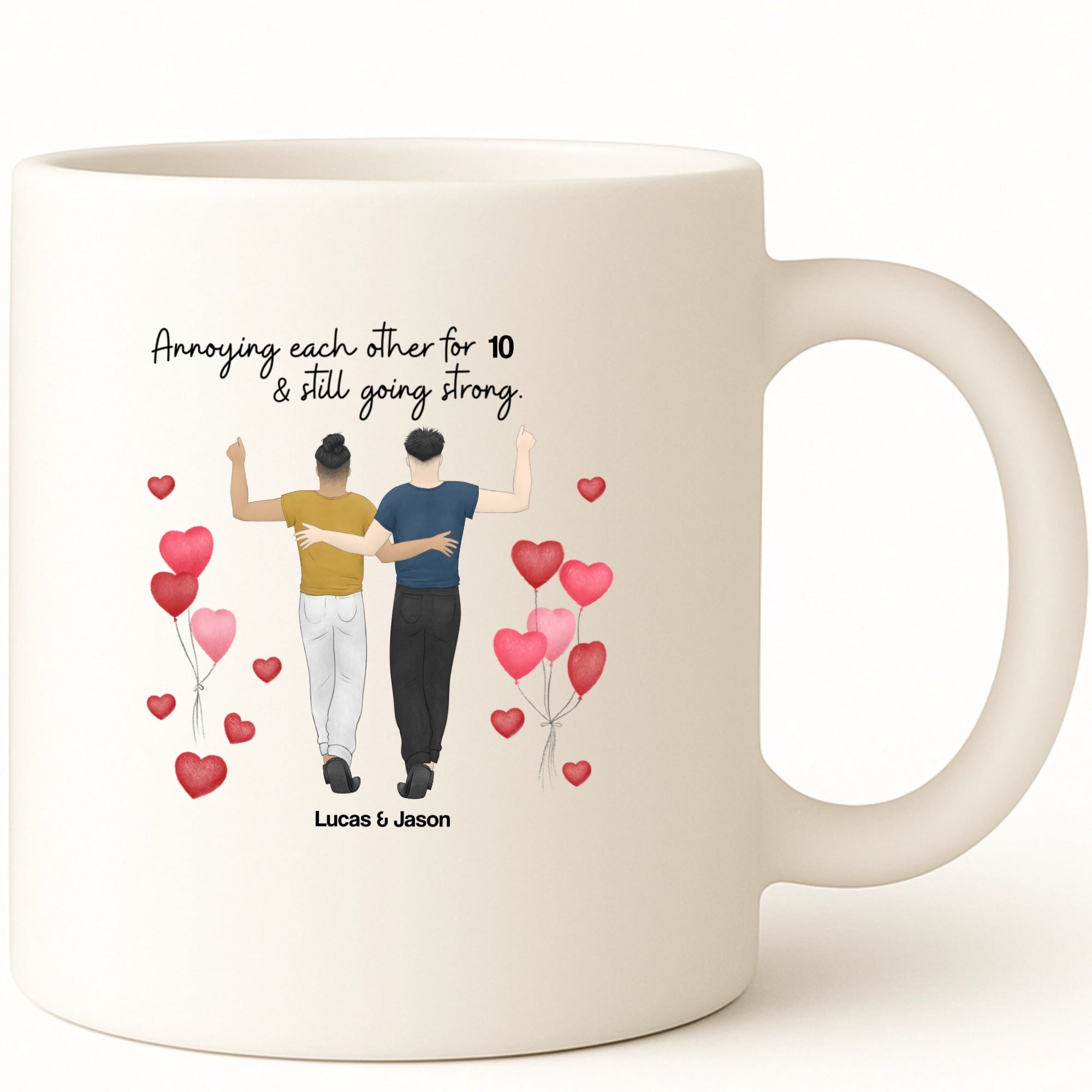 Annoying each other and still going strong Coffee Mug hero product mockup
