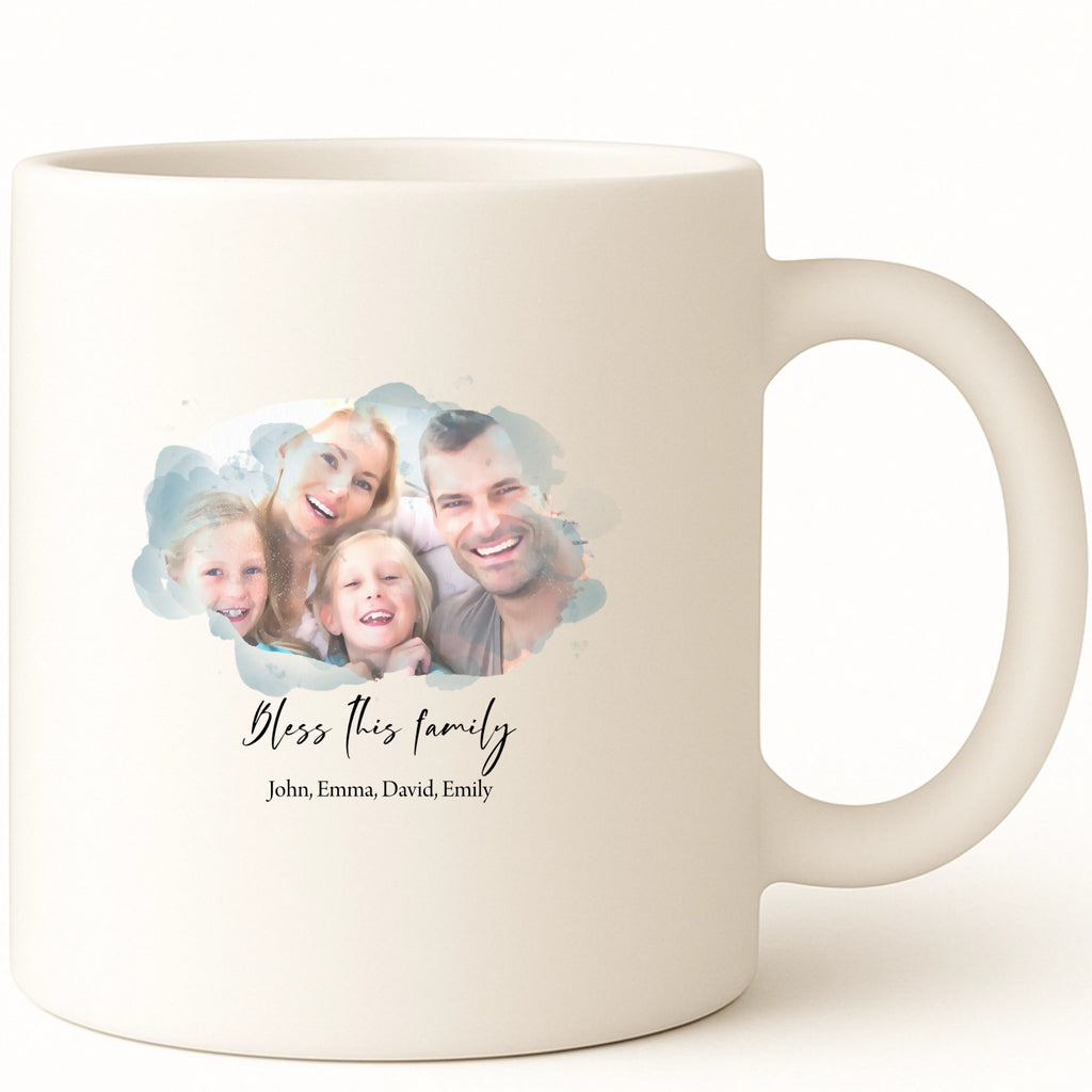 Bless this family Coffee Mug hero product mockup
