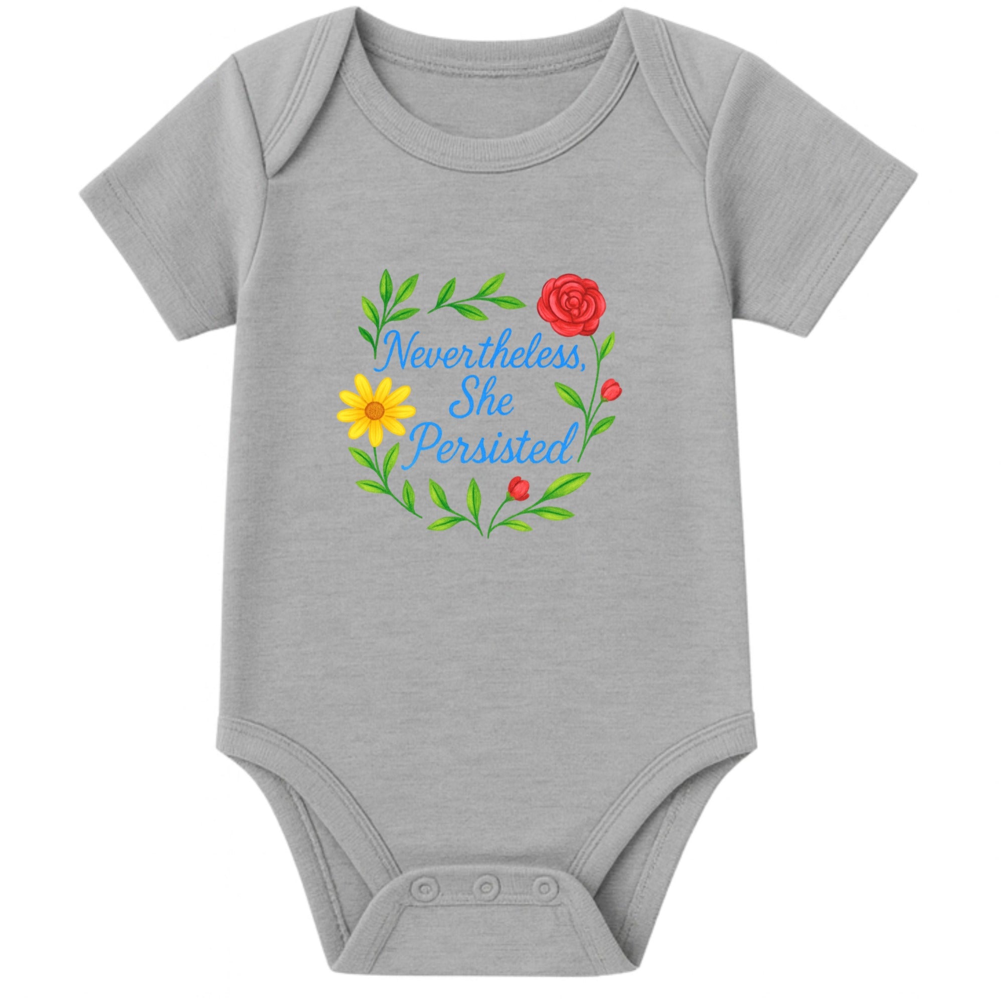 Nevertheless, She Persisted Coffee Baby Onesie