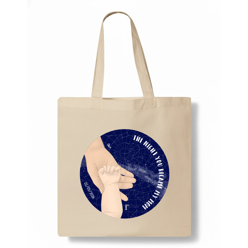 The night you became my parent Tote Bag hero product mockup