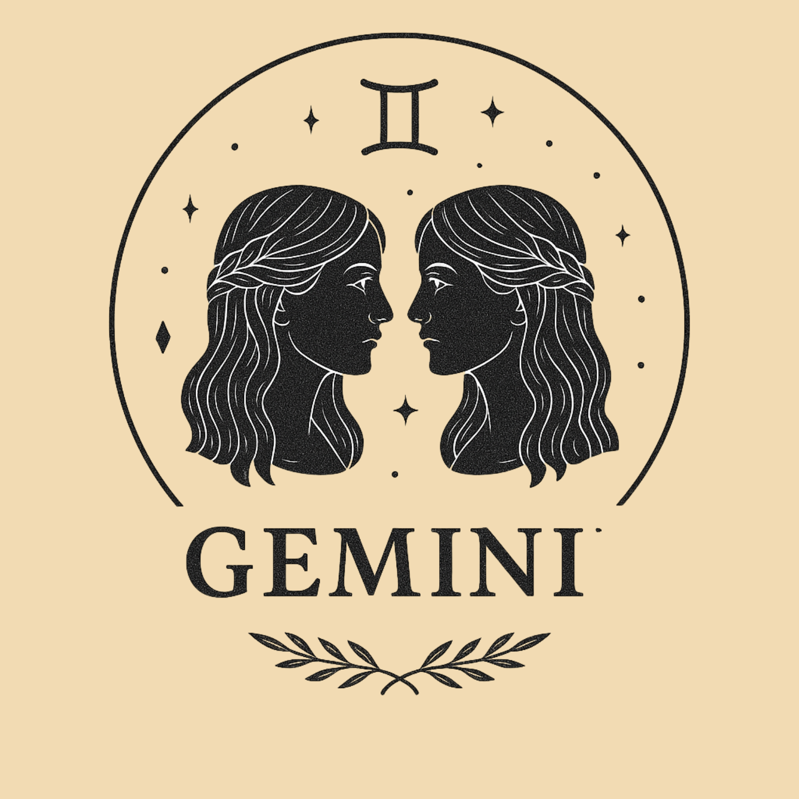 Gemini Pullover Hoodie – Zodiac Astrology Graphic Sweatshirt – Horoscope Star Sign