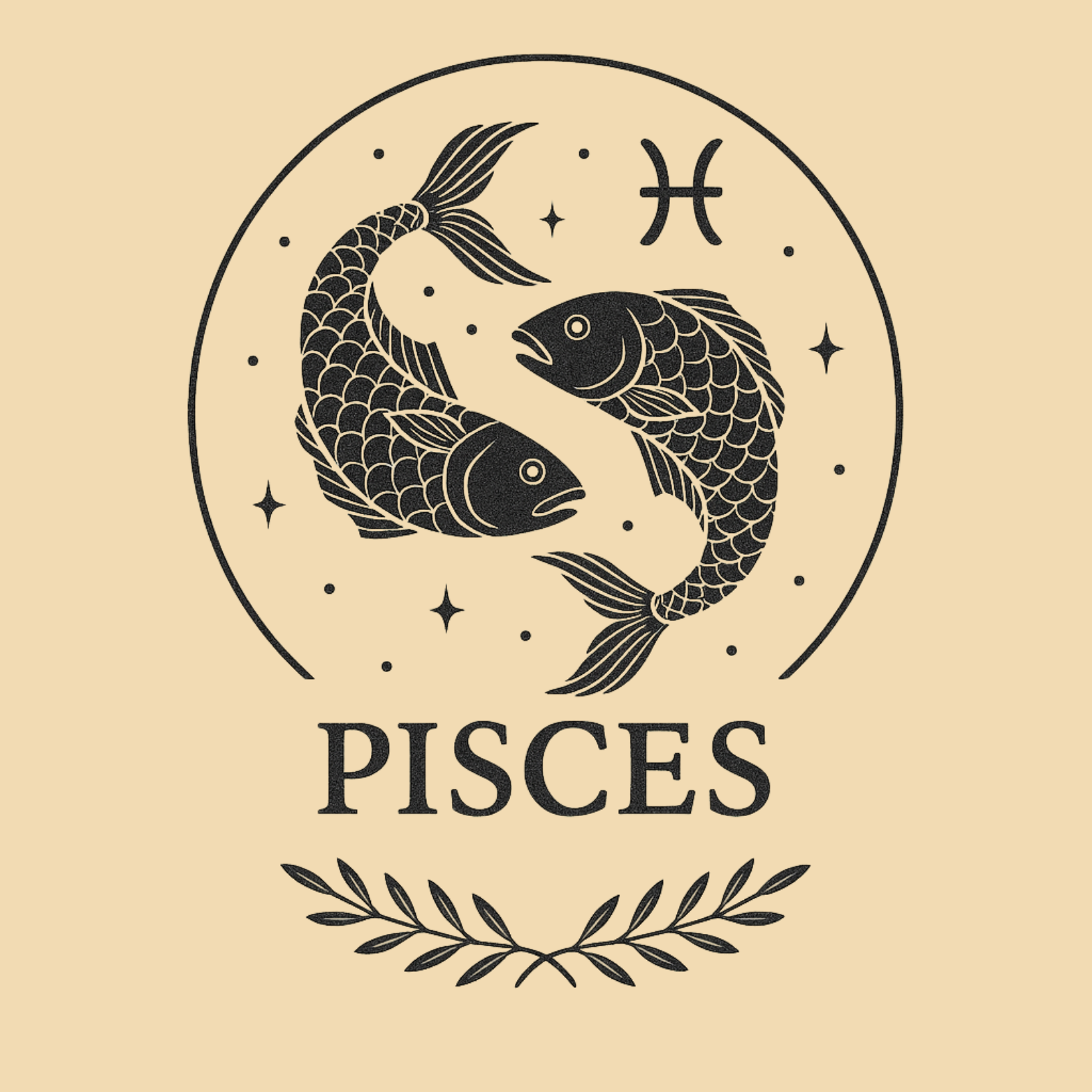 Pisces Long Sleeve Tee – Zodiac Astrology Horoscope Graphic Shirt