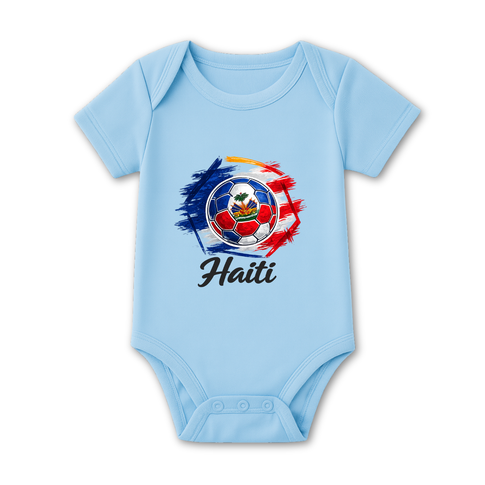 Haiti Football Baby Onesie color variation 4