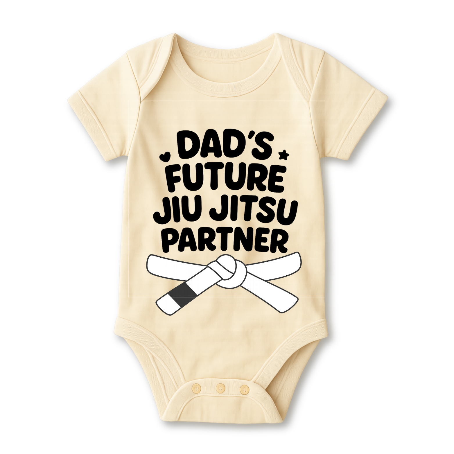 Dad's Future Jiu Jitsu Partner Baby Onesie color variation 4