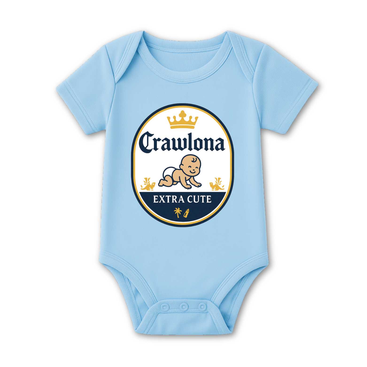 Crawlona Baby Onesie color variation 4