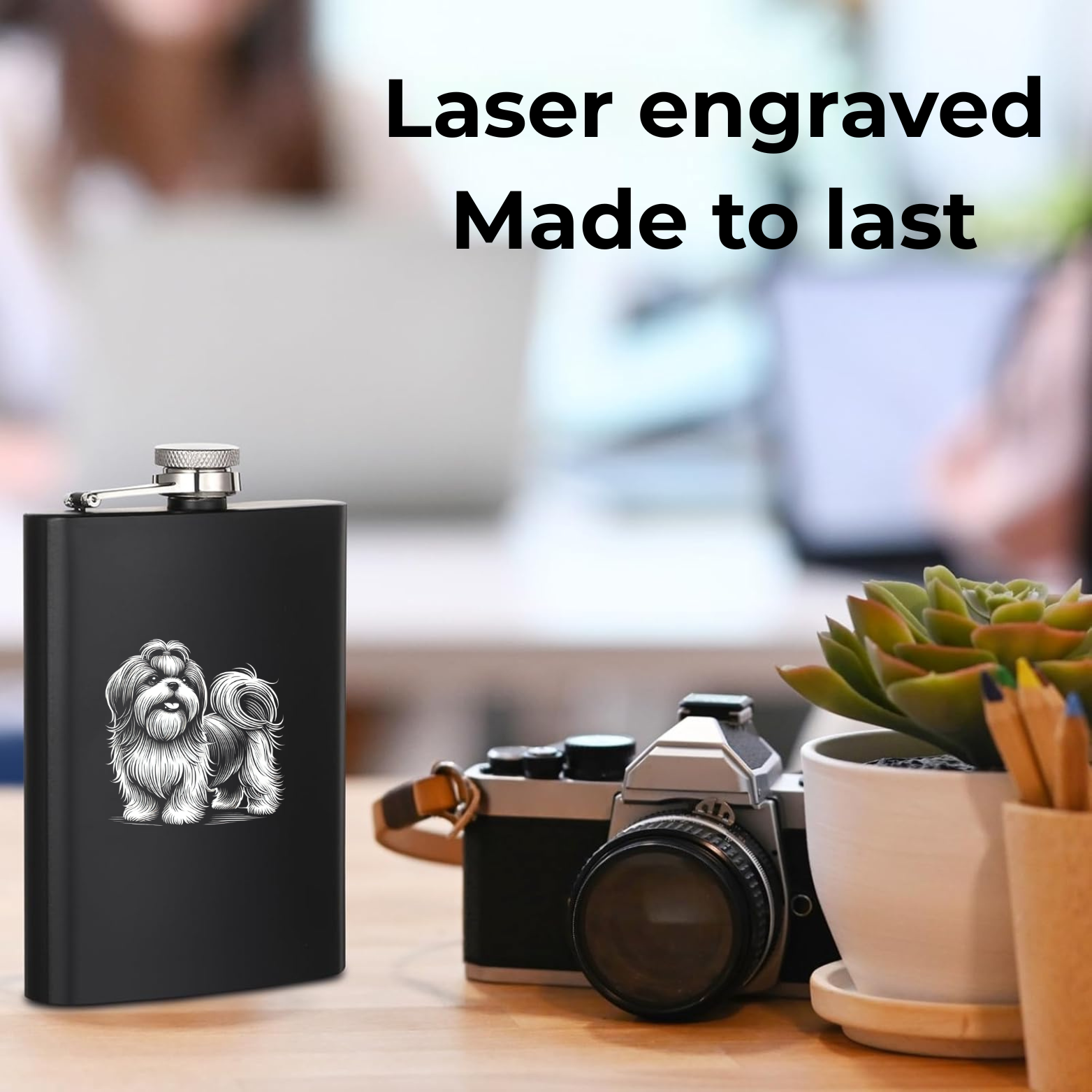 Shih Tzu Flask - details 4