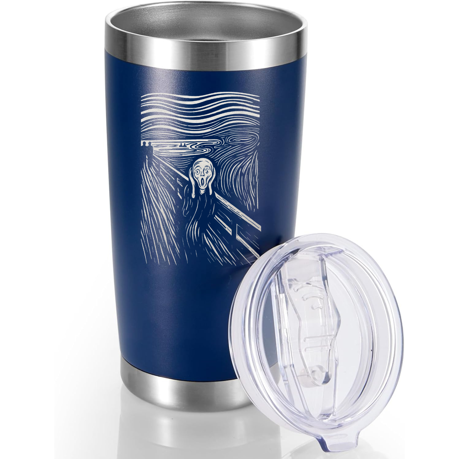 The Scream 20oz Tumbler - Navy